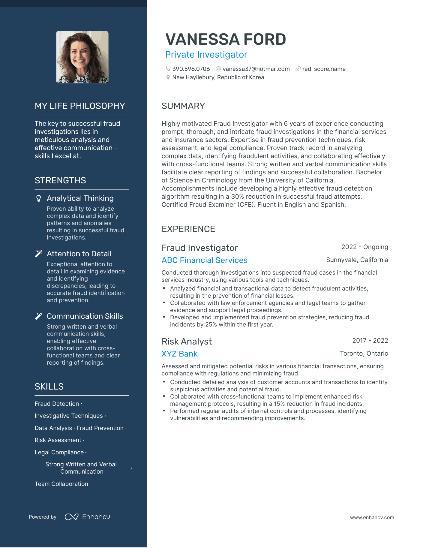 3 Private Investigator Resume Examples & How-To Guide for 2024