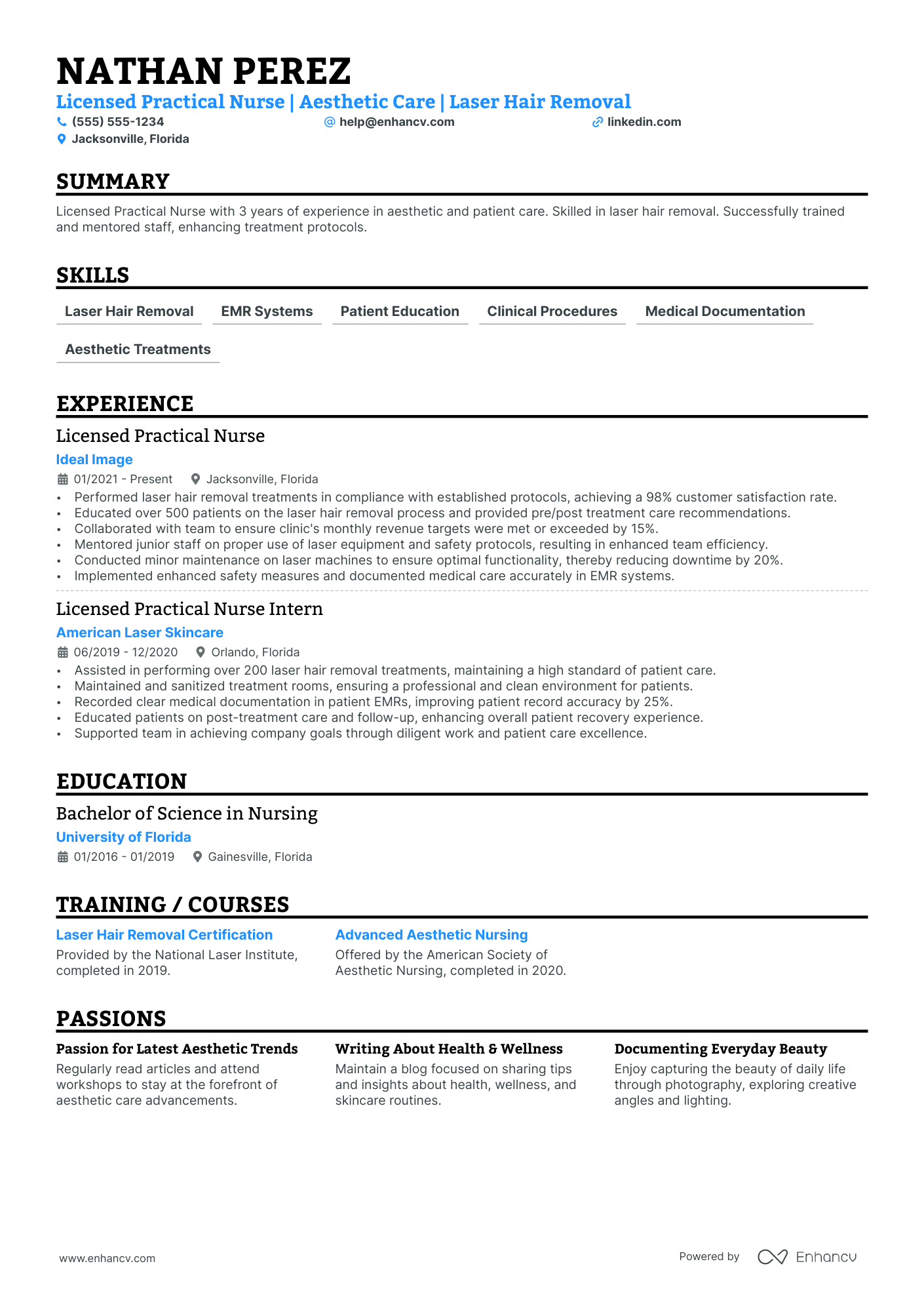 Travel Licensed Practical Nurse Resume Example Resume Example