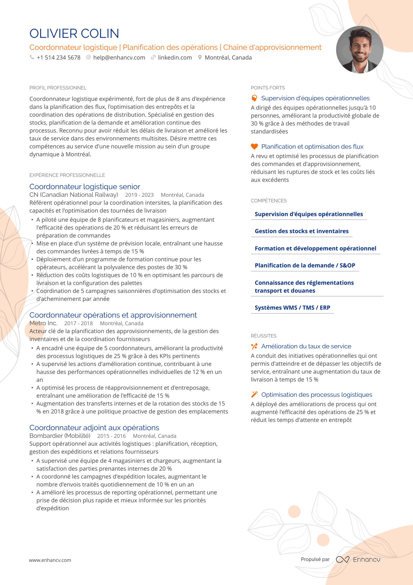 Compact — Modèles de CV gratuits
