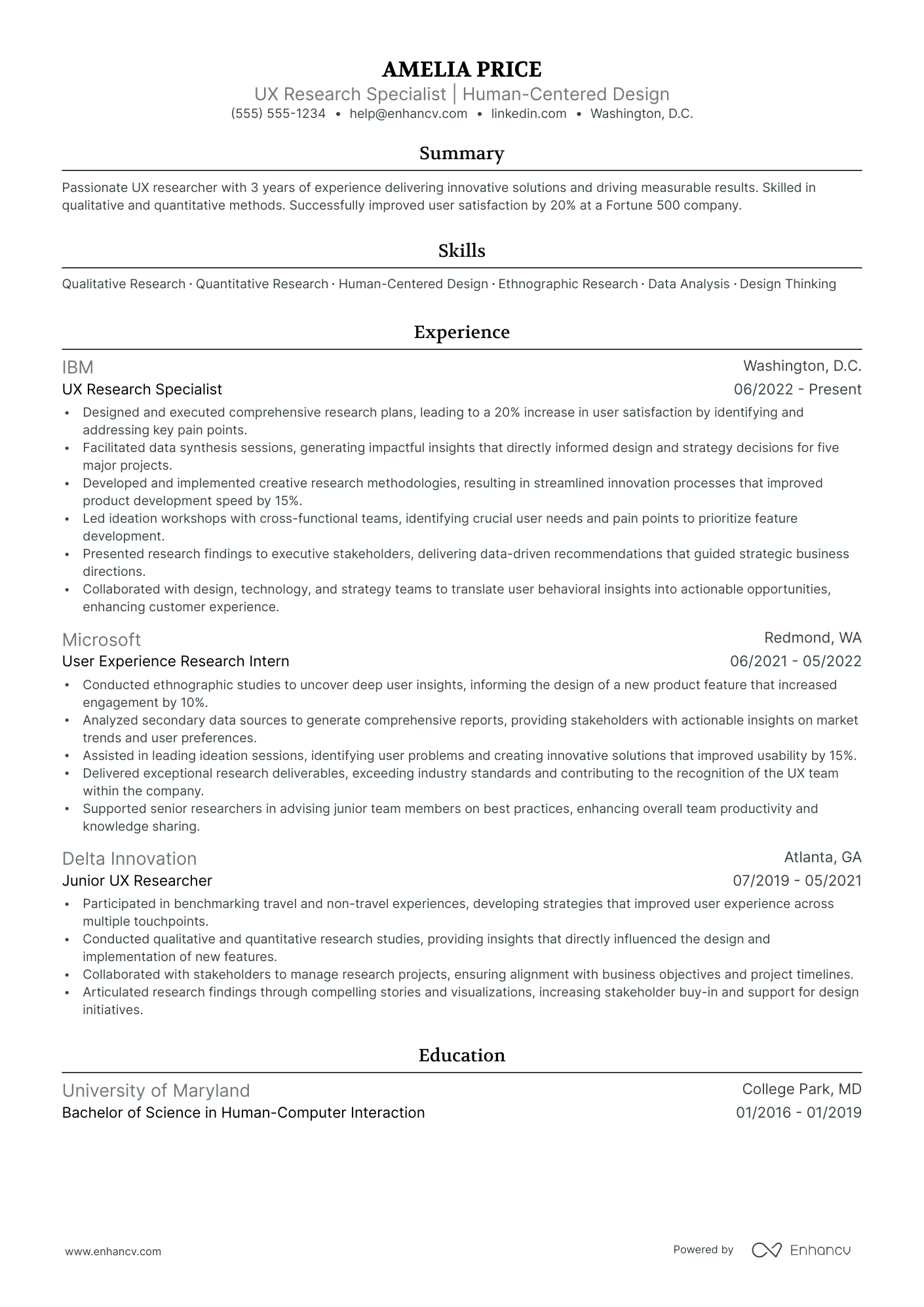 UX Design Team Lead Resume Example Resume Example