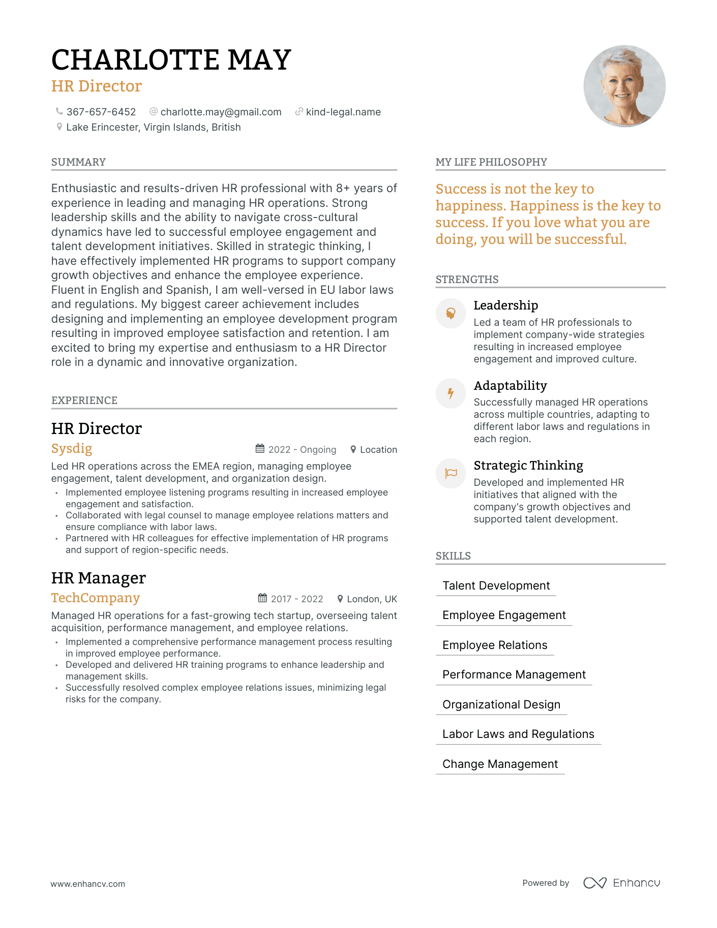 3 HR Director Resume Examples How To Guide For 2024