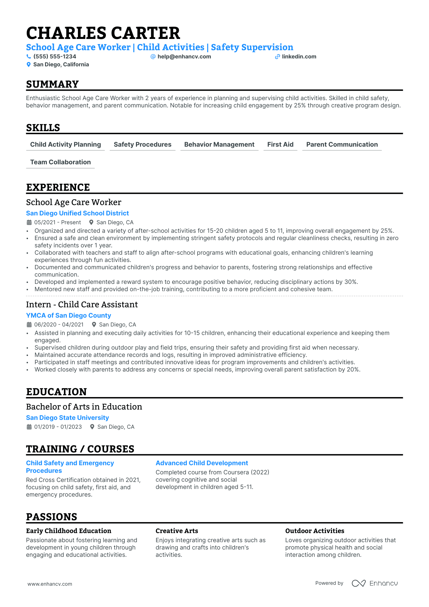 Childcare Worker Resume Example Resume Example