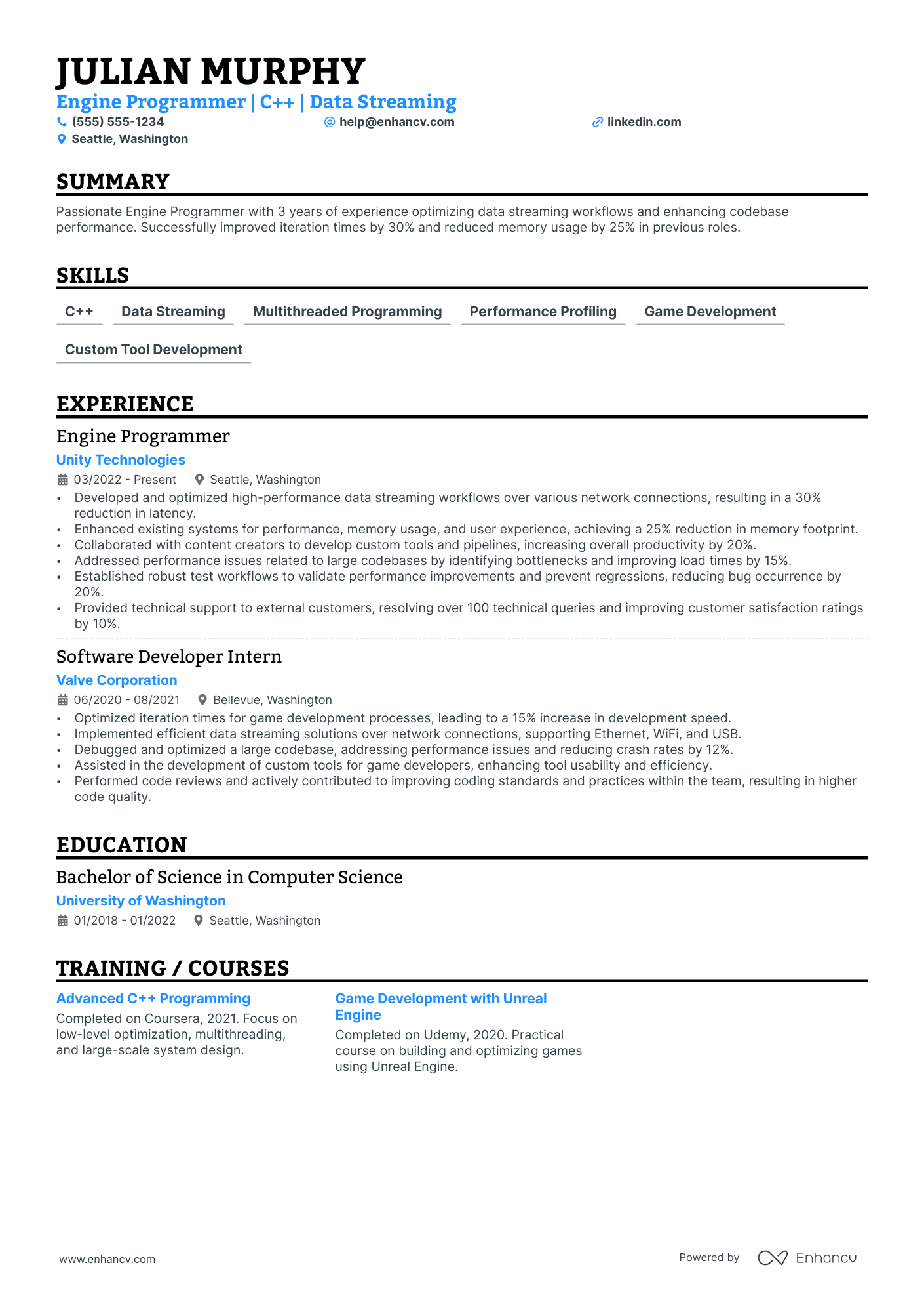 Mobile Application Programmer resume example