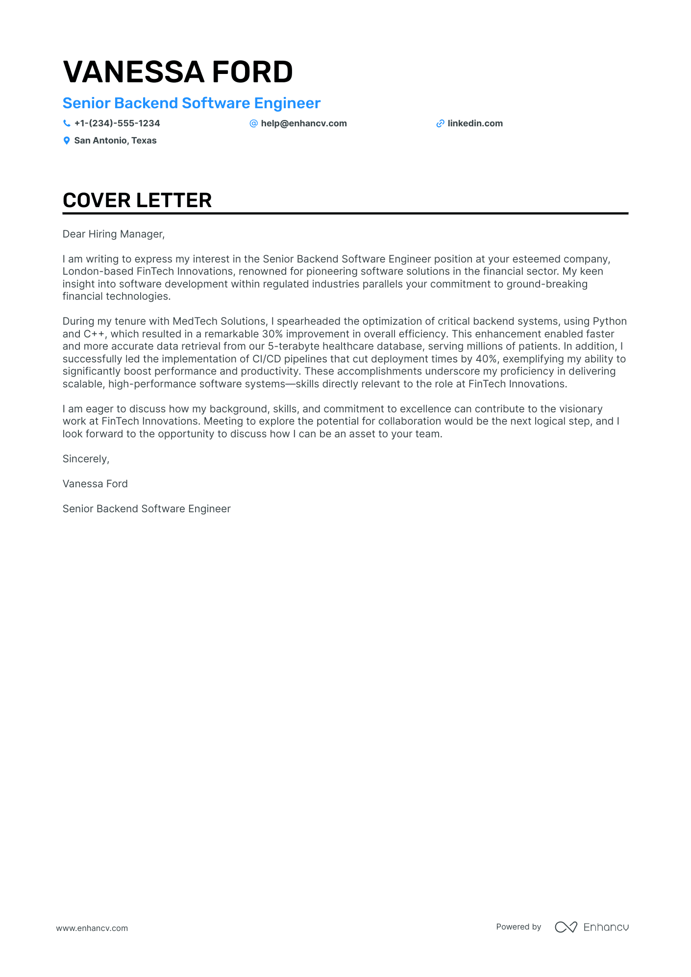Devsecops Engineer cover letter