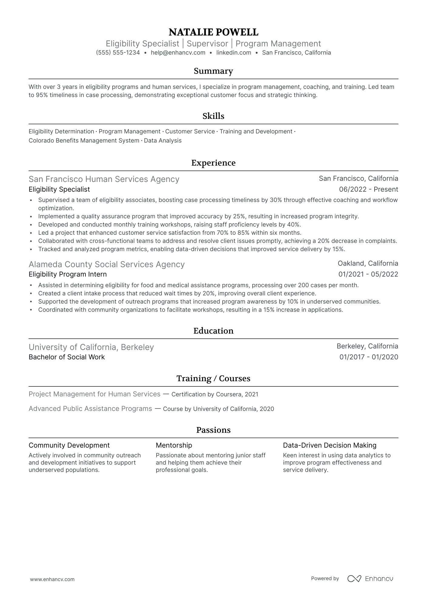 Eligibility Worker Supervisor Resume Example Resume Example