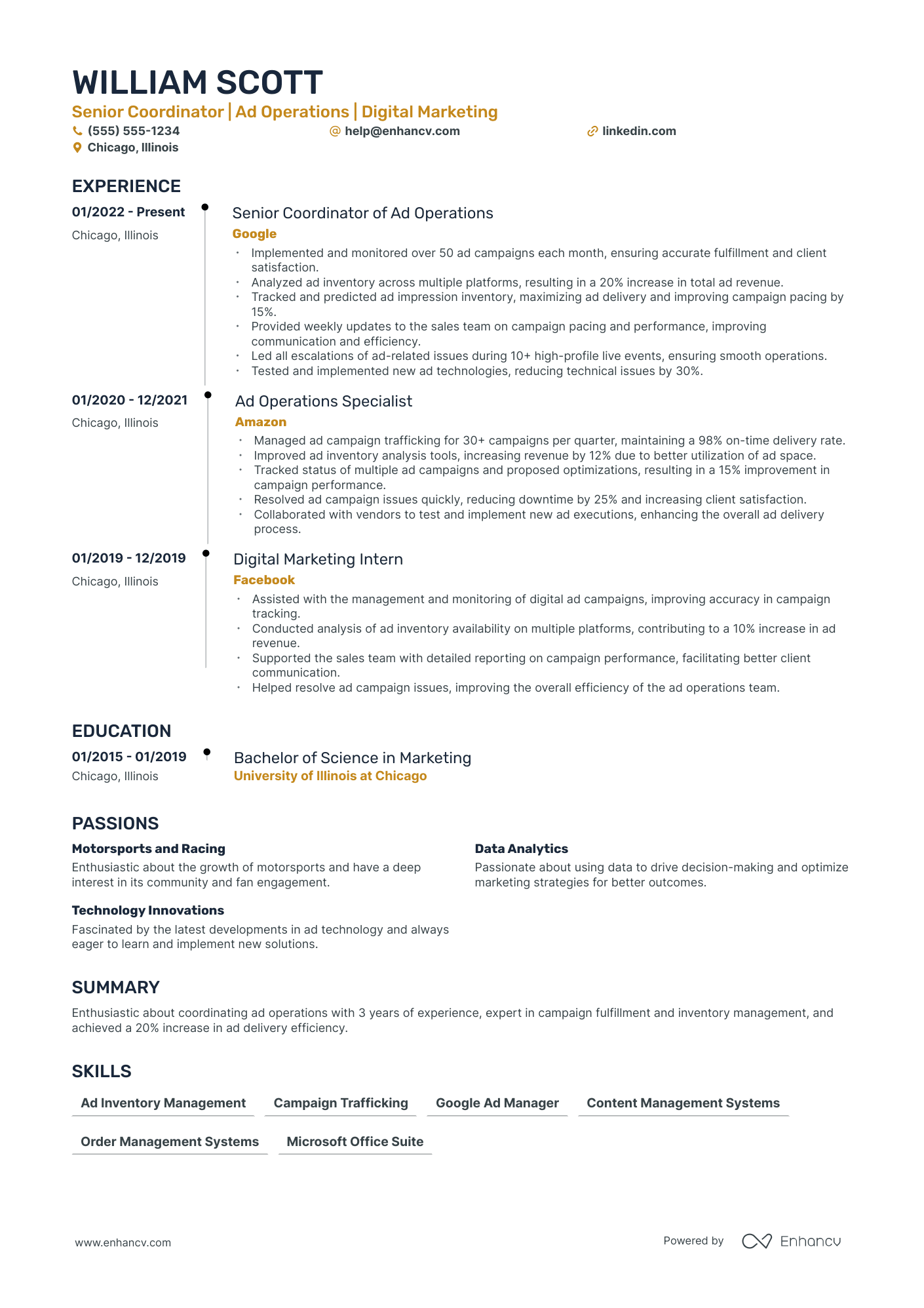 Senior Benefits Coordinator resume example