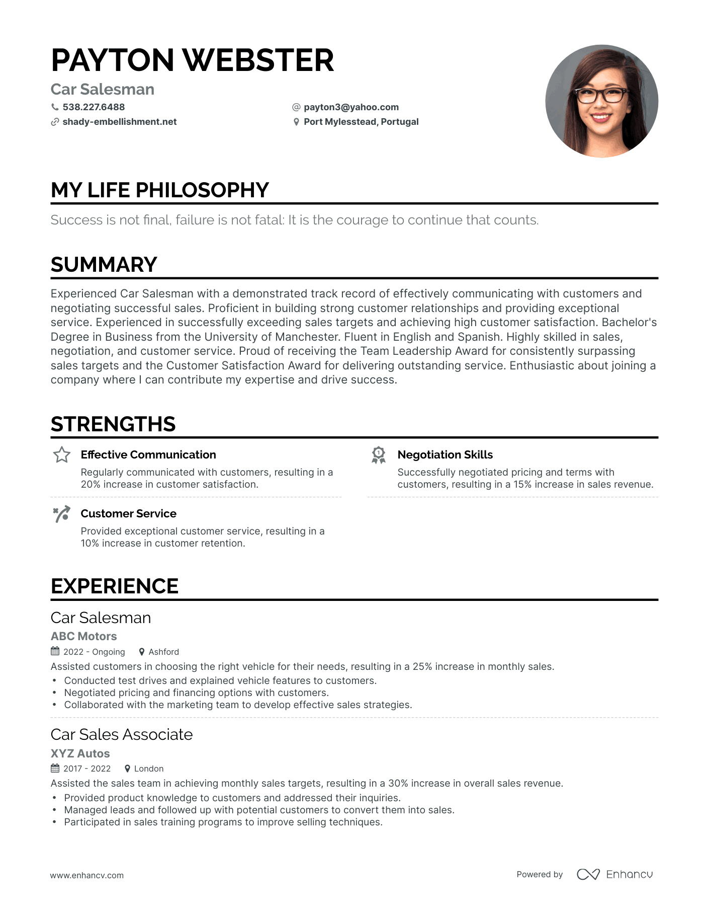 3 Car Salesman Resume Examples How To Guide For 2024   Image 