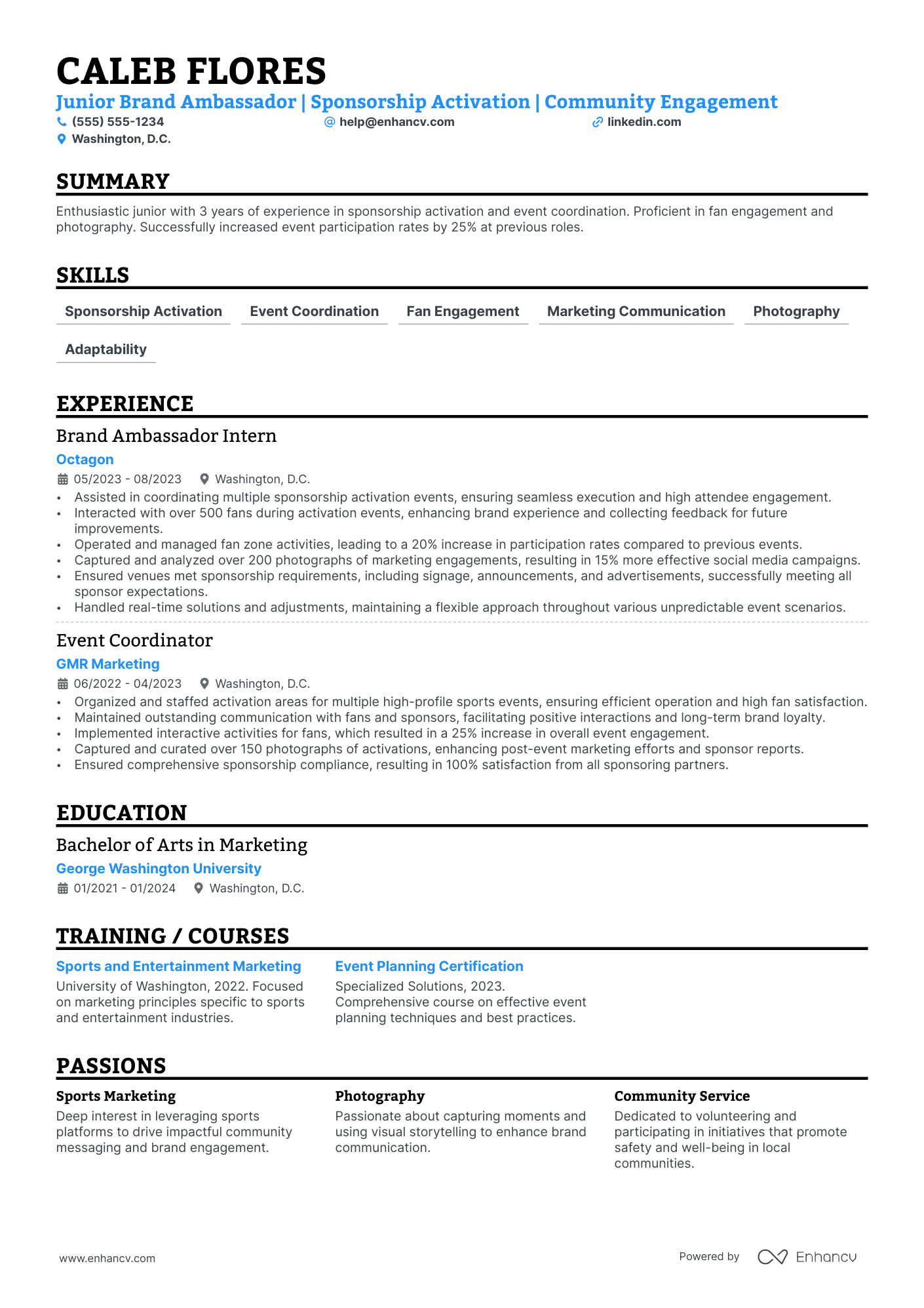 National Brand Ambassador Resume Example Resume Example