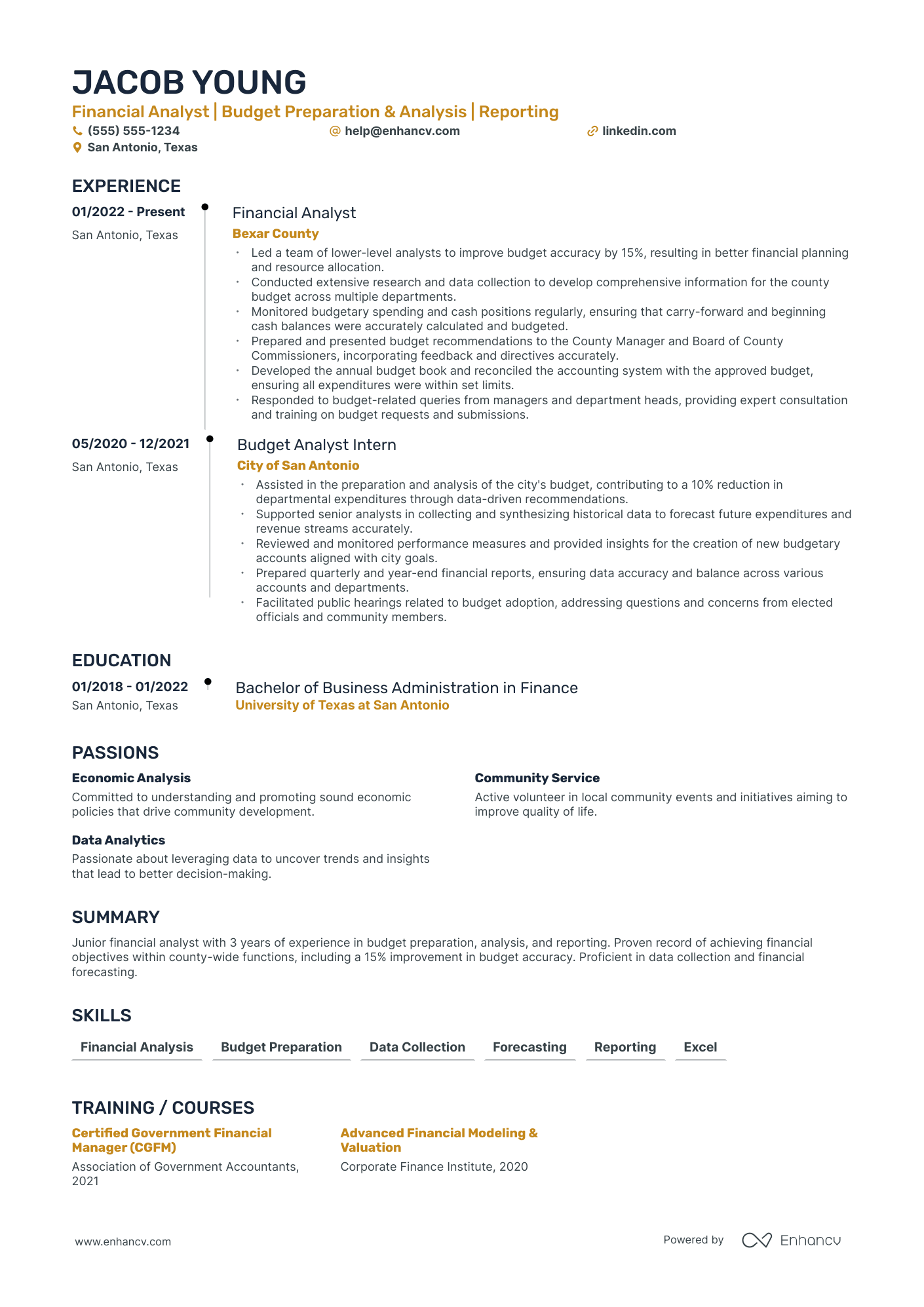 Corporate Budget Analyst Resume Example Resume Example