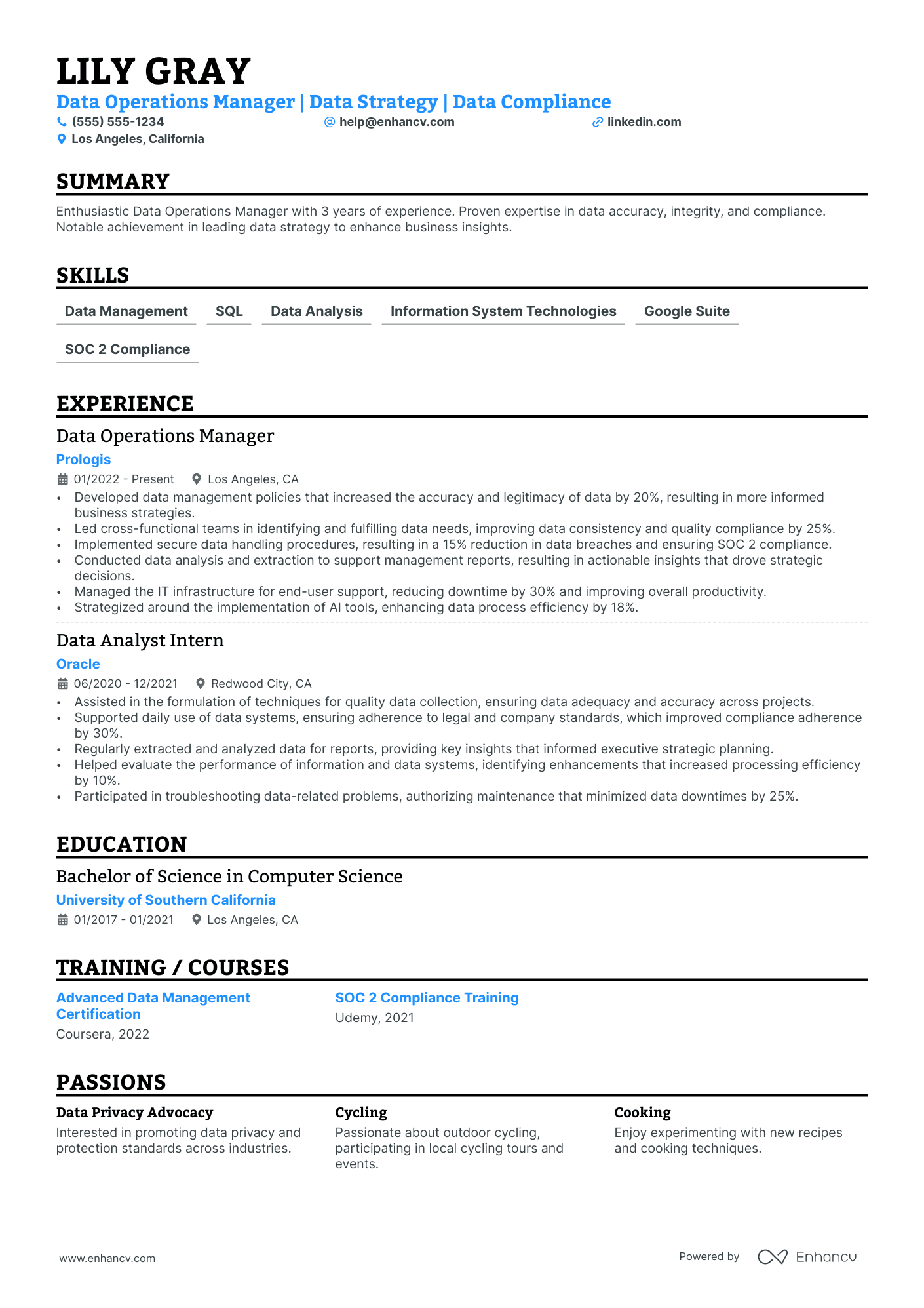 Director of Data Science Operations resume example