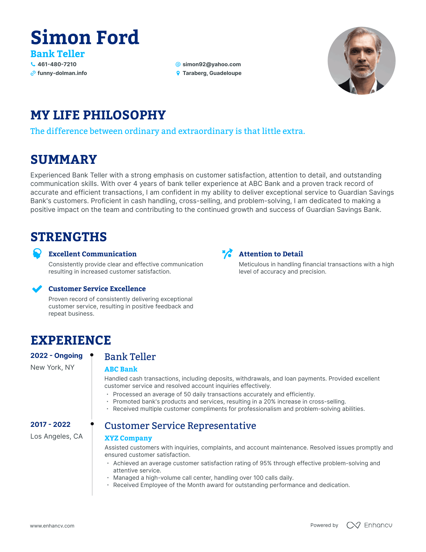 3 Bank Teller Resume Examples How To Guide For 2023