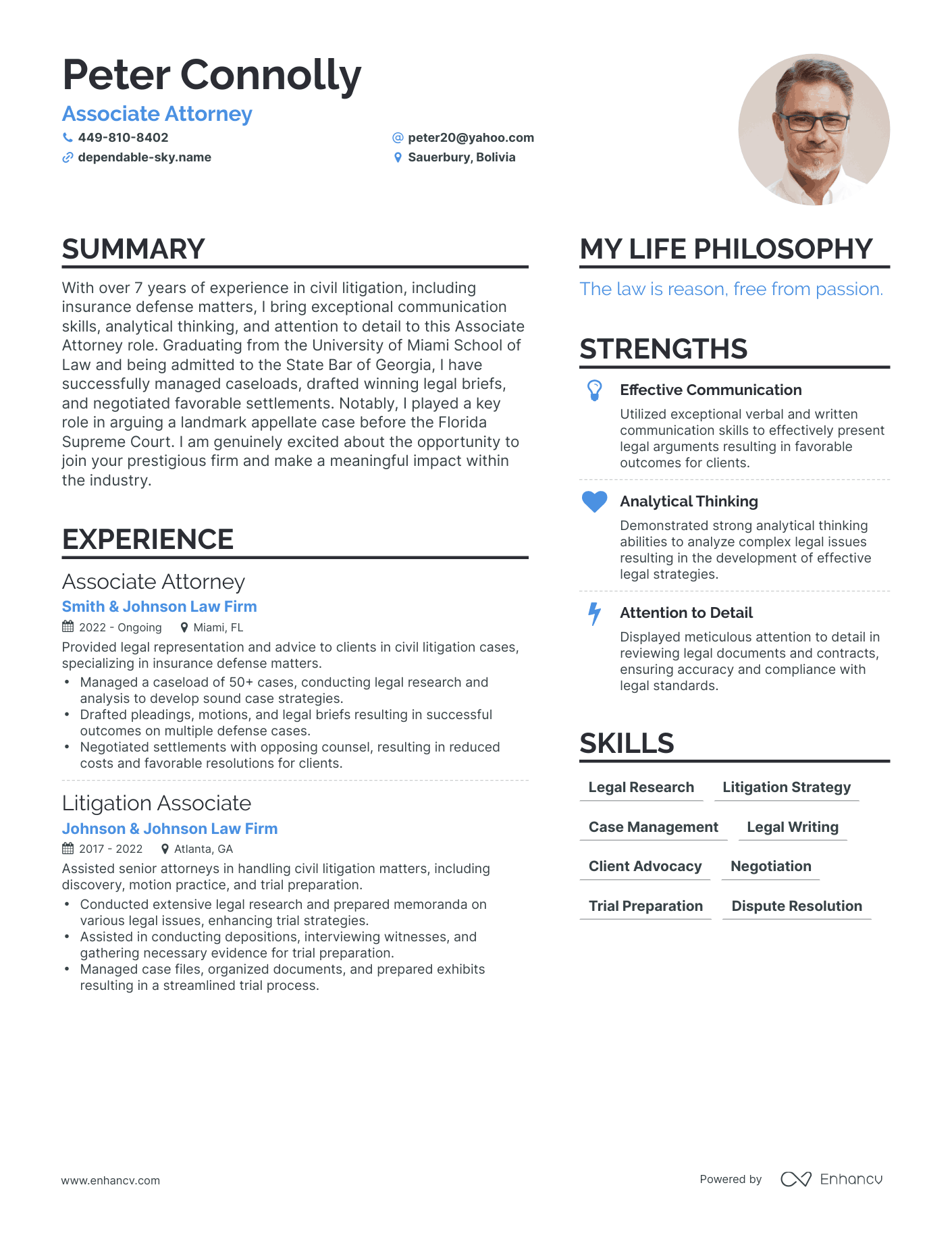 3 Associate Attorney Resume Examples How To Guide For 2023