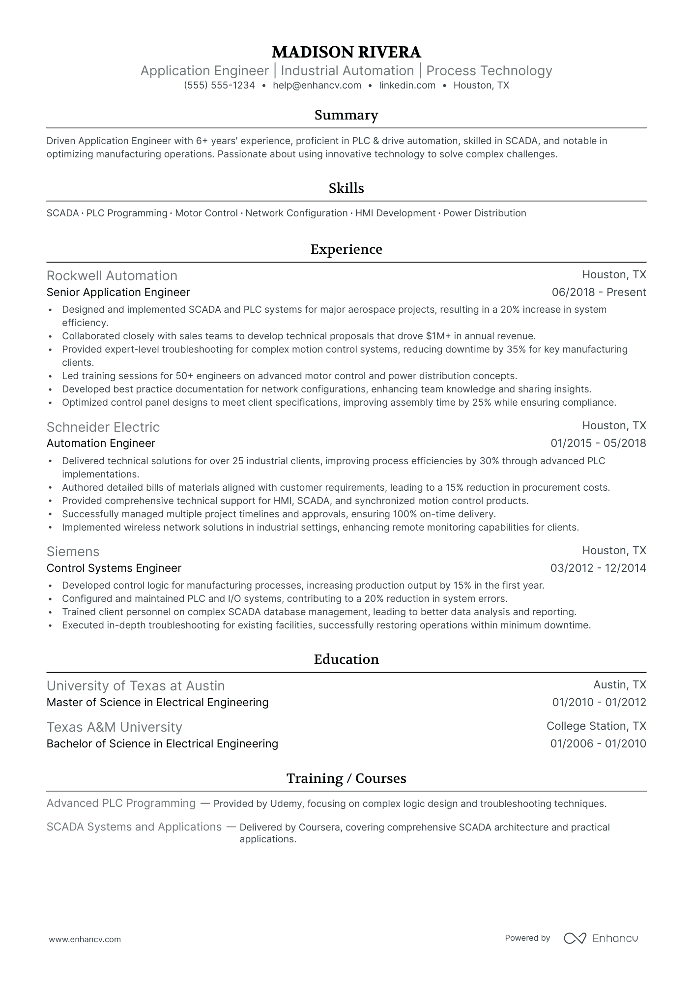 Junior Automation Engineer Resume Example Resume Example