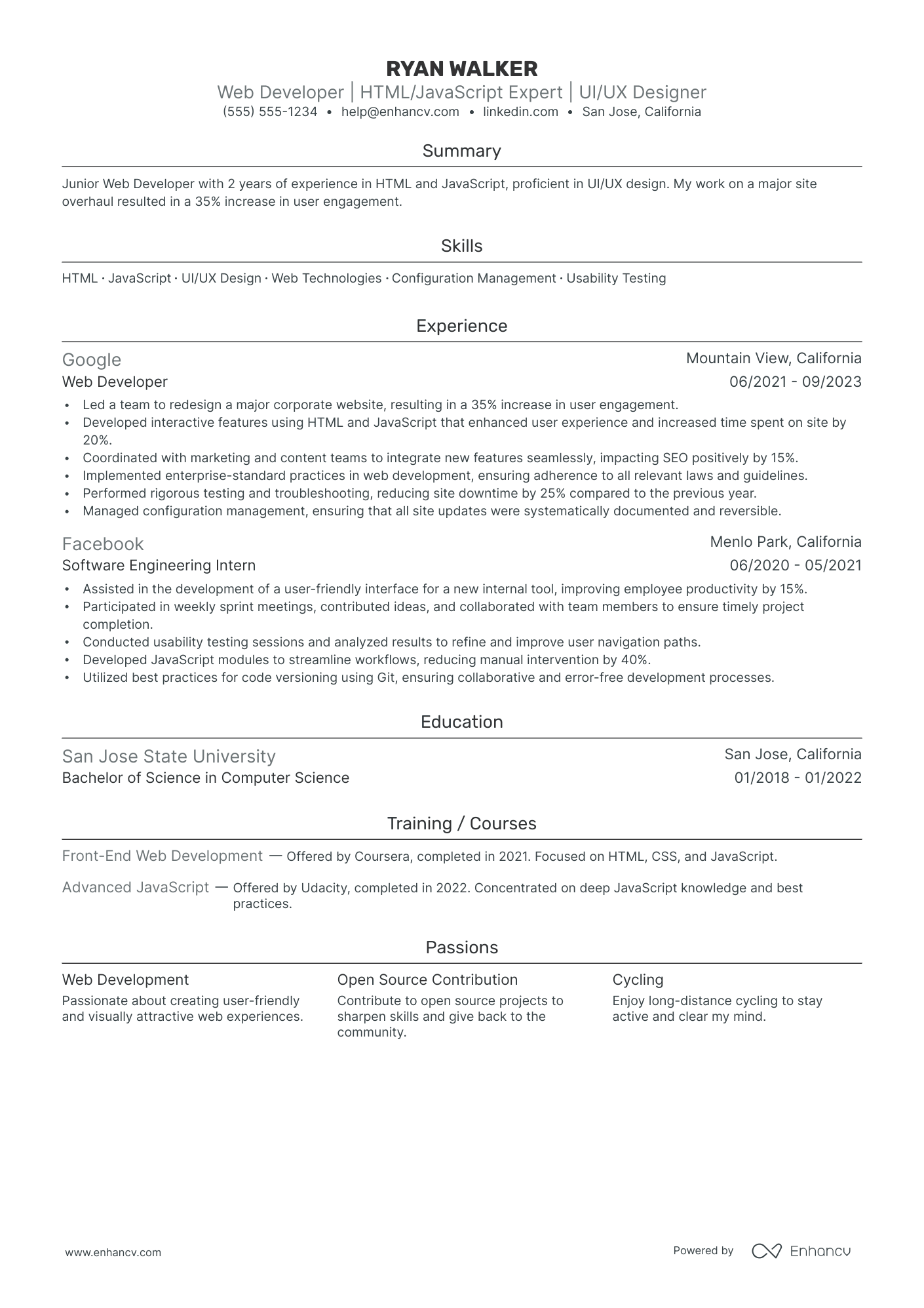 Java Web Developer Resume Example Resume Example