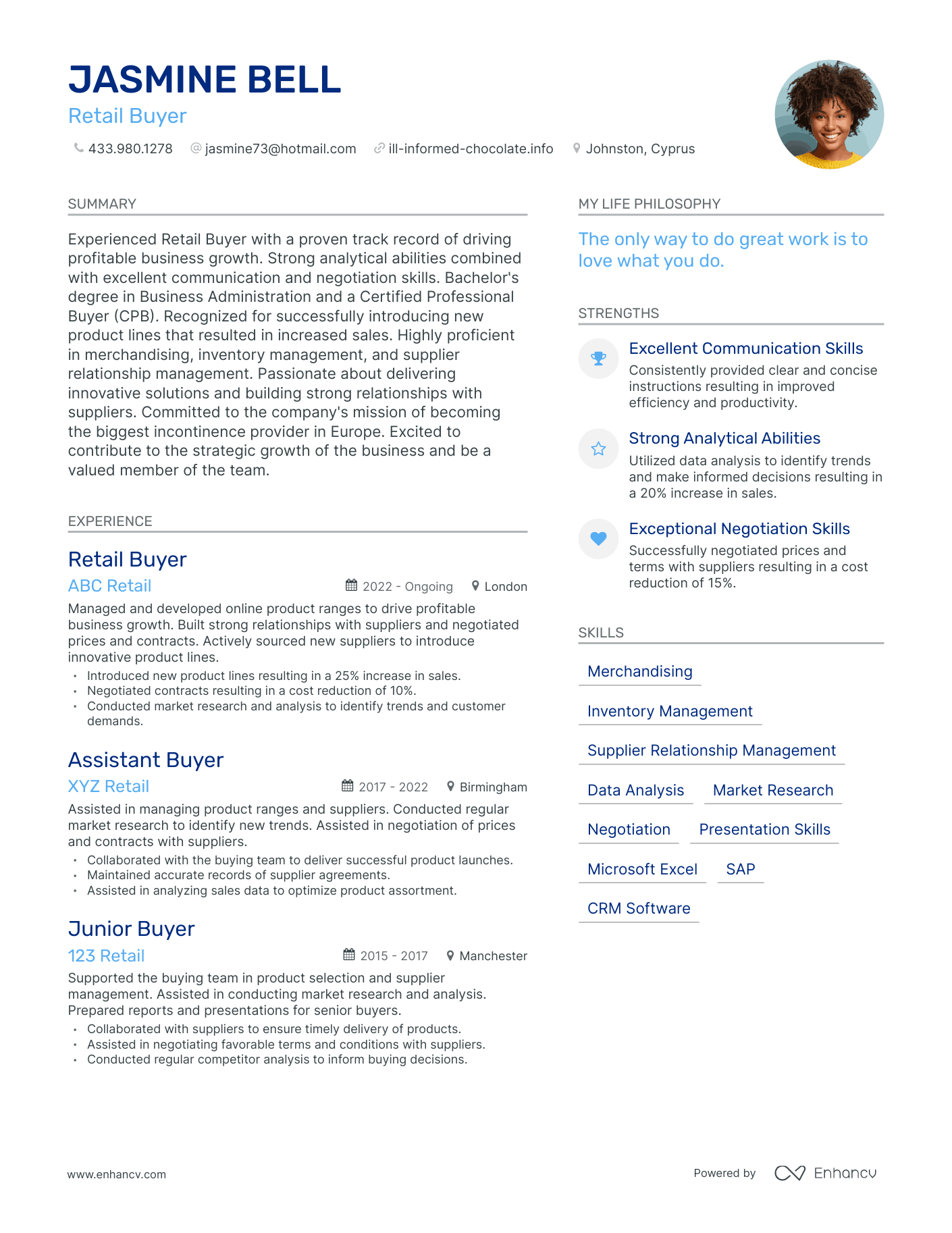 3 Retail Buyer Resume Examples How To Guide For 2023