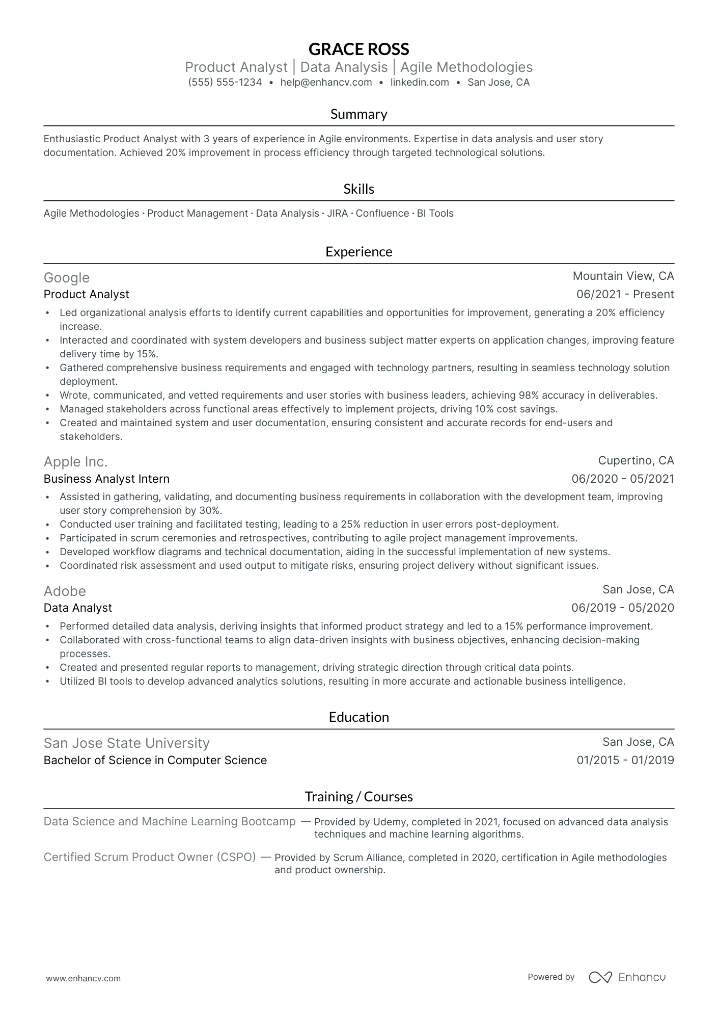 Senior Planning Analyst Resume Example Resume Example