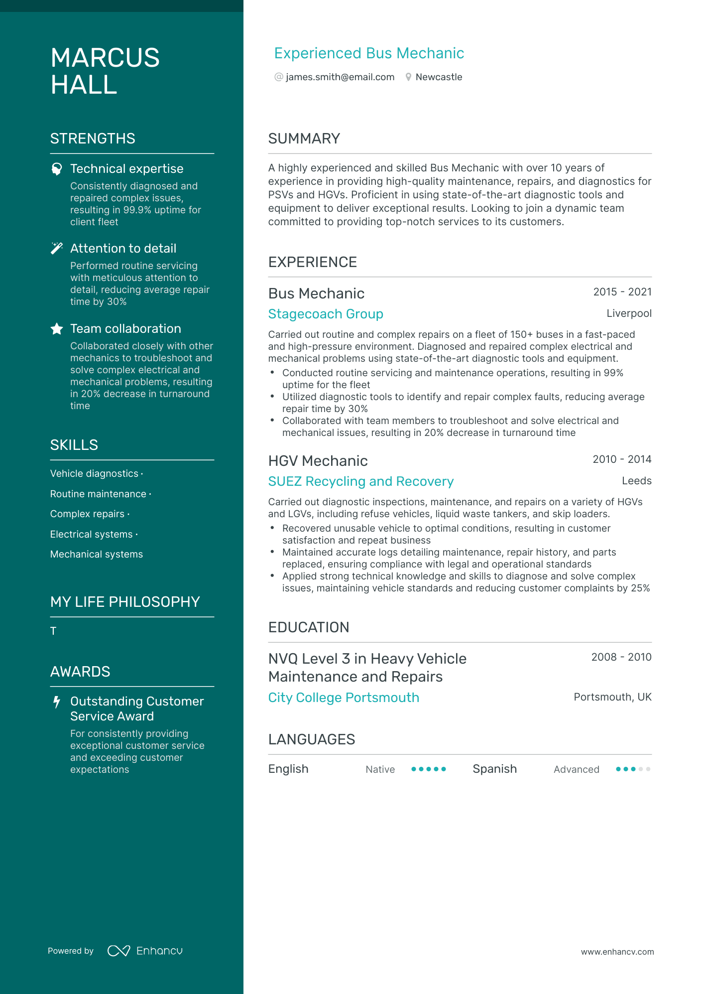 3 Mechanic CV Examples for 2023