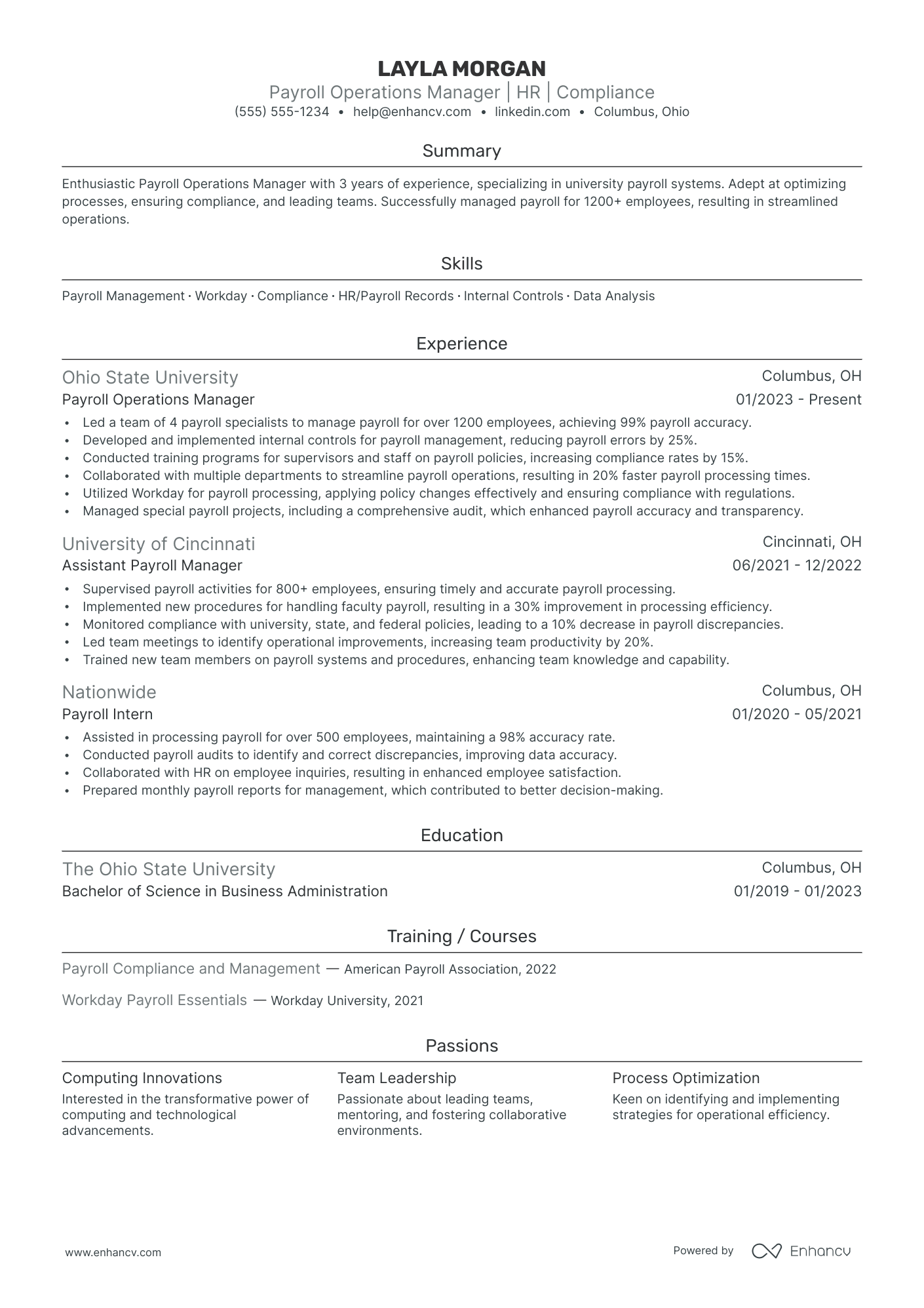 Payroll Operations Specialist Resume Example Resume Example