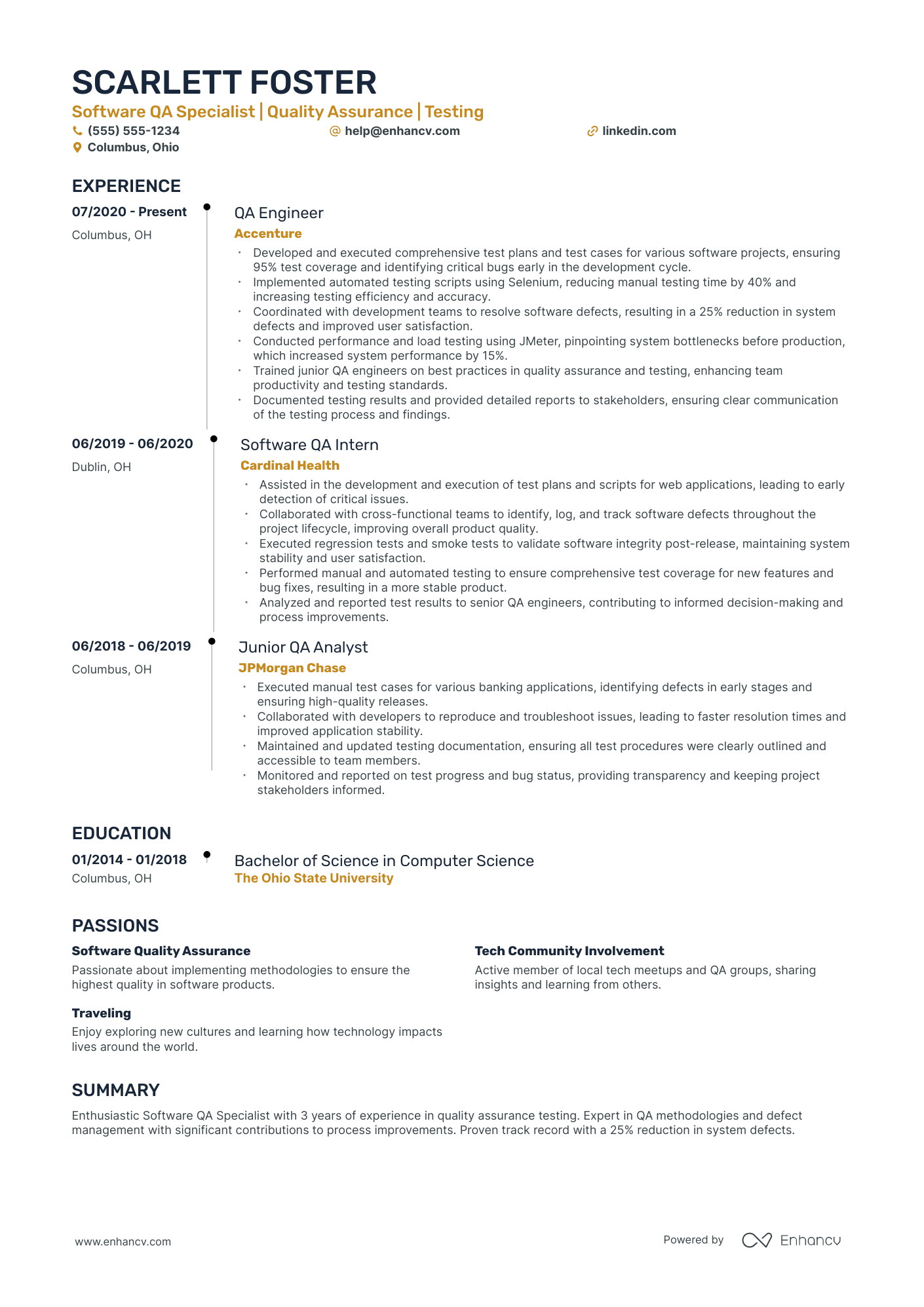 Director of Quality Assurance and Testing Resume Example Resume Example