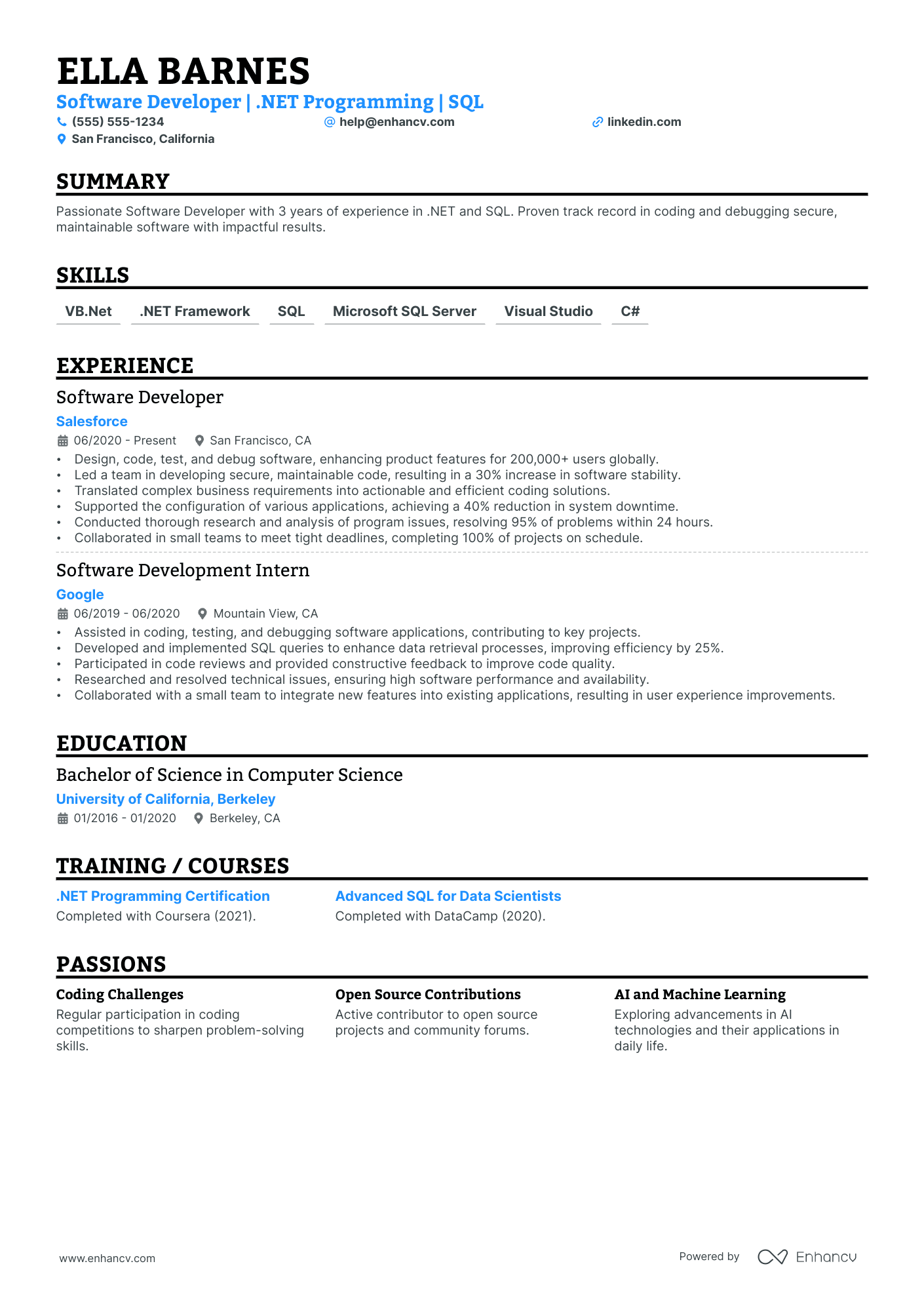 Blockchain Software Developer Resume Example Resume Example