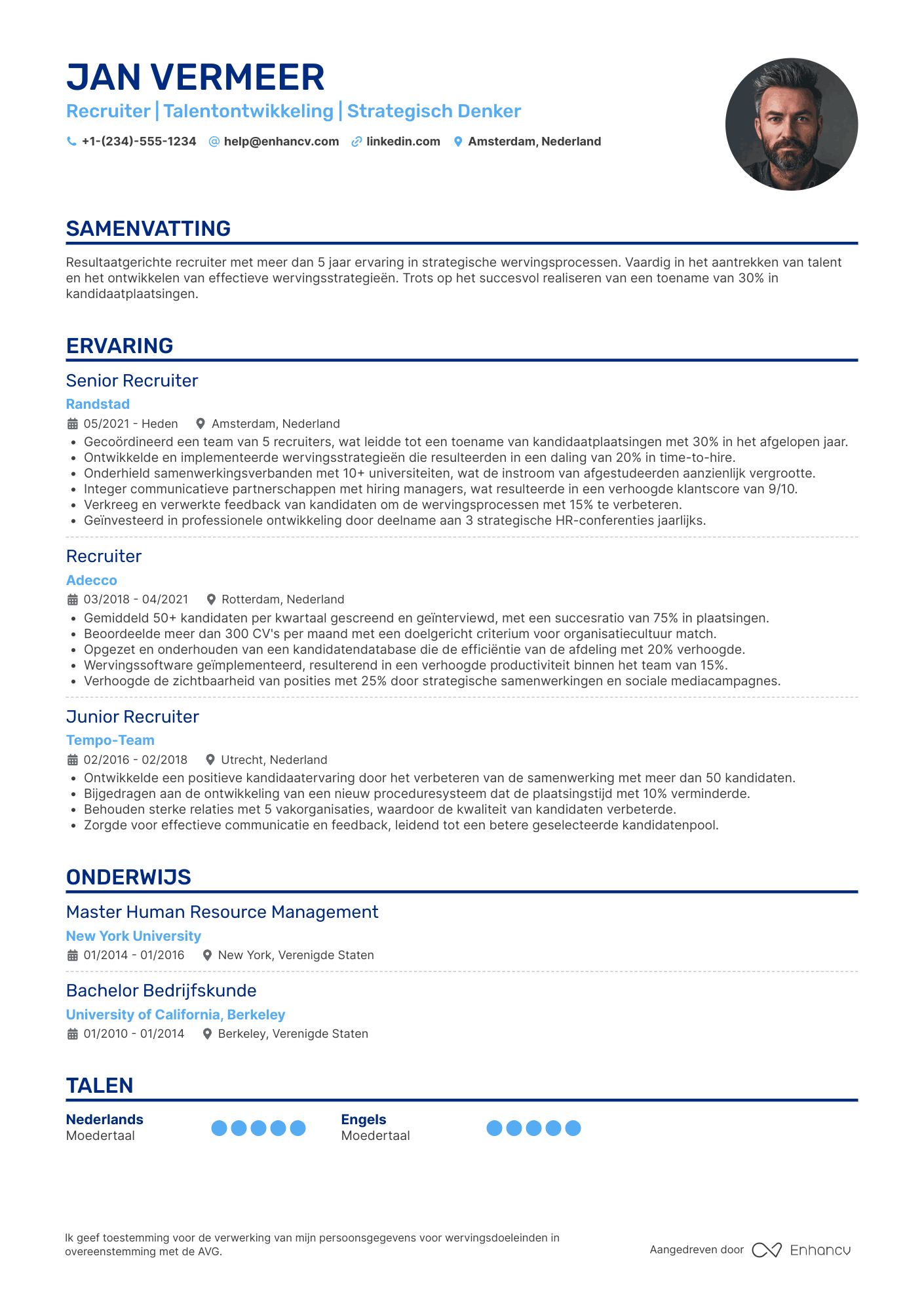 Recruiter CV