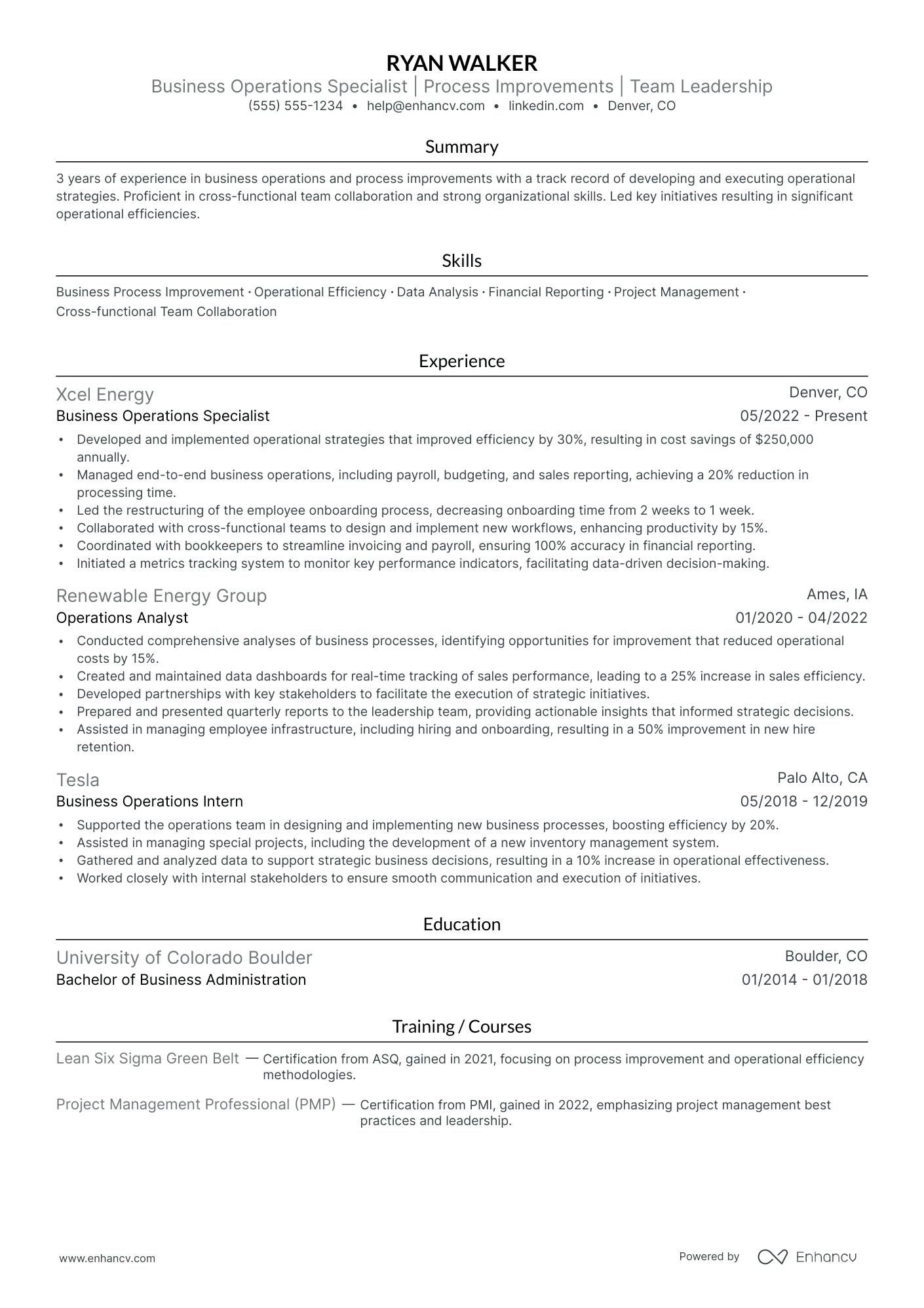 Chief of Staff - Operations Resume Example Resume Example