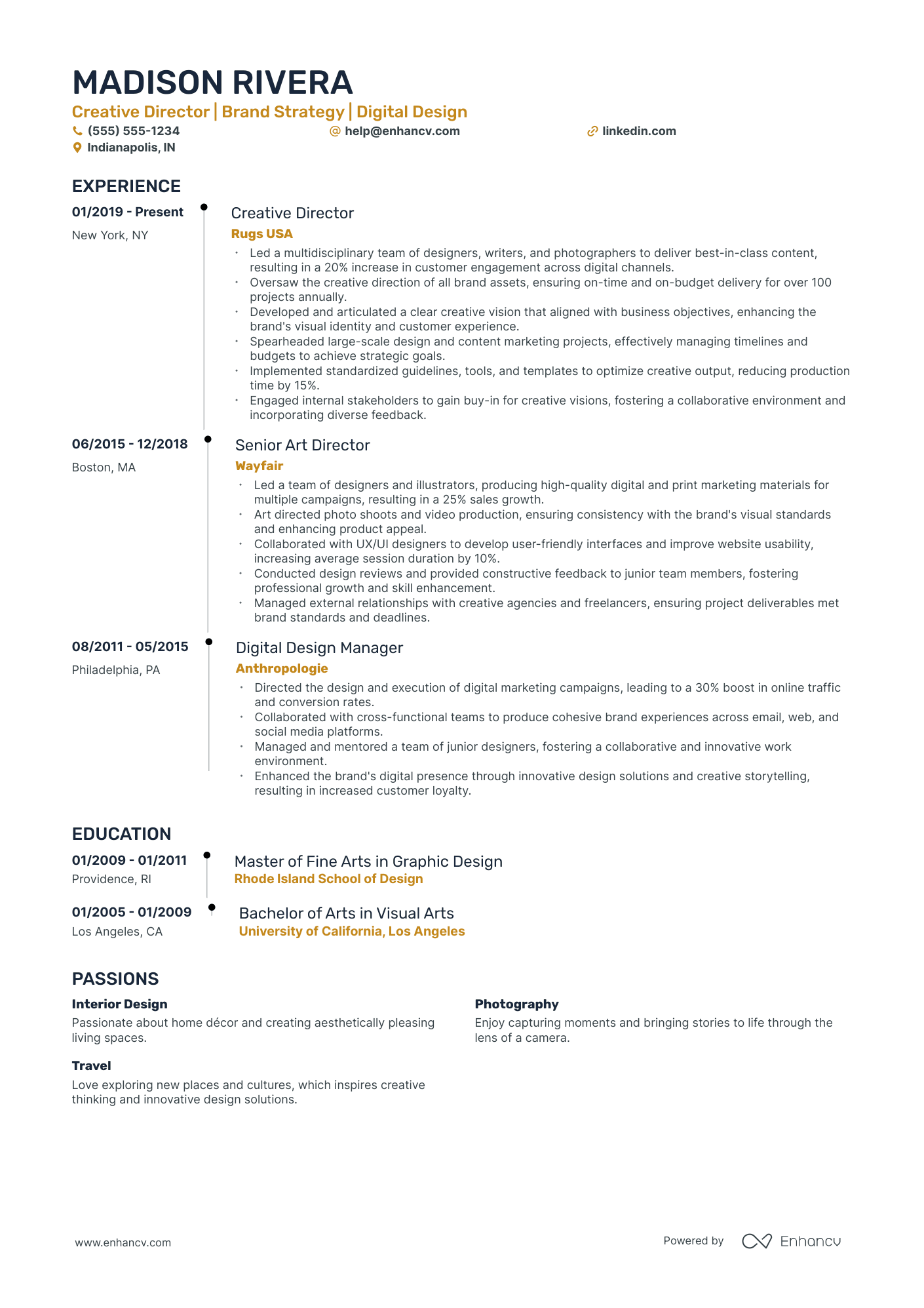 Junior Creative Director Resume Example Resume Example