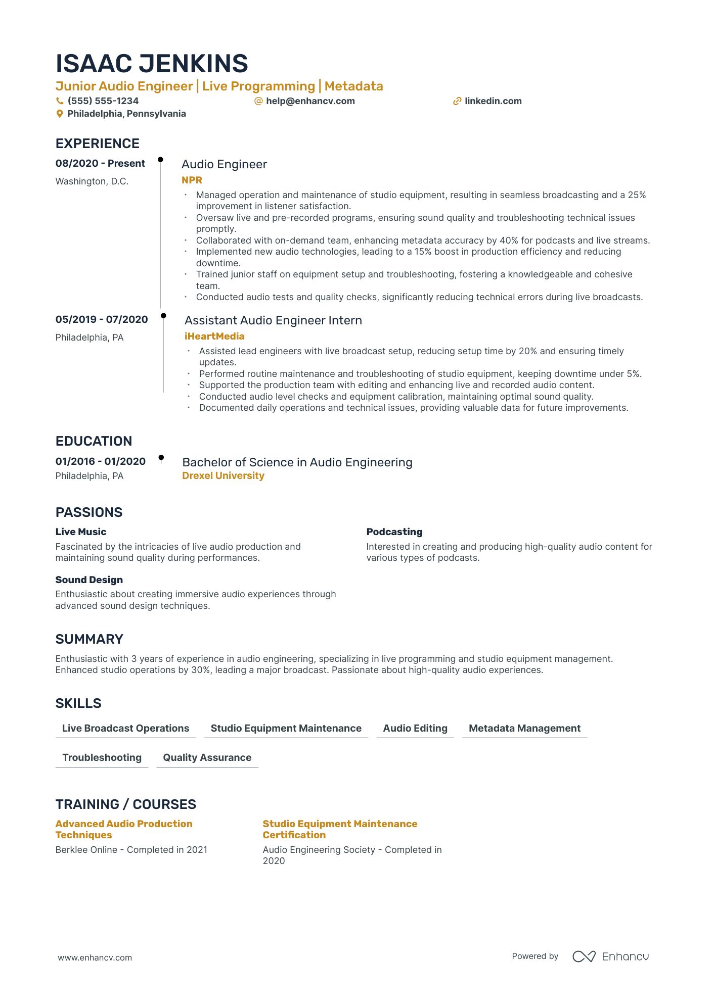 Program Operations Coordinator resume example