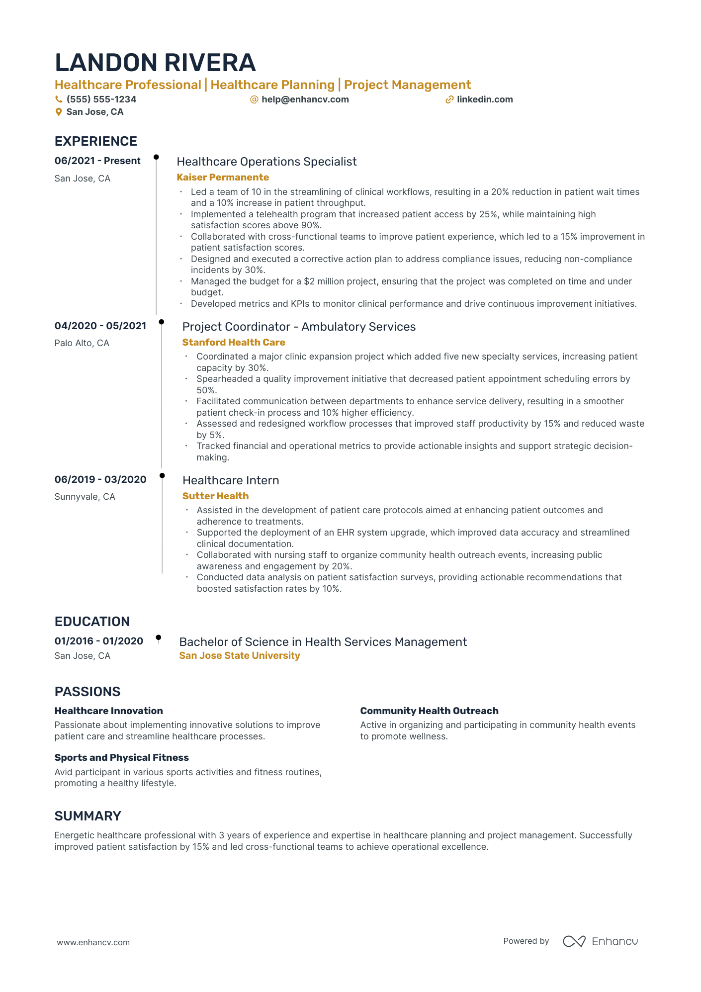 Senior Chief Administrative Officer Resume Example Resume Example