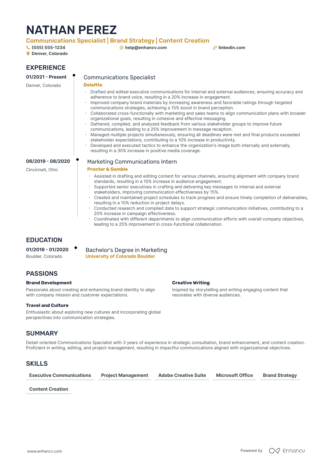 Senior Communications Specialist Resume Example Resume Example