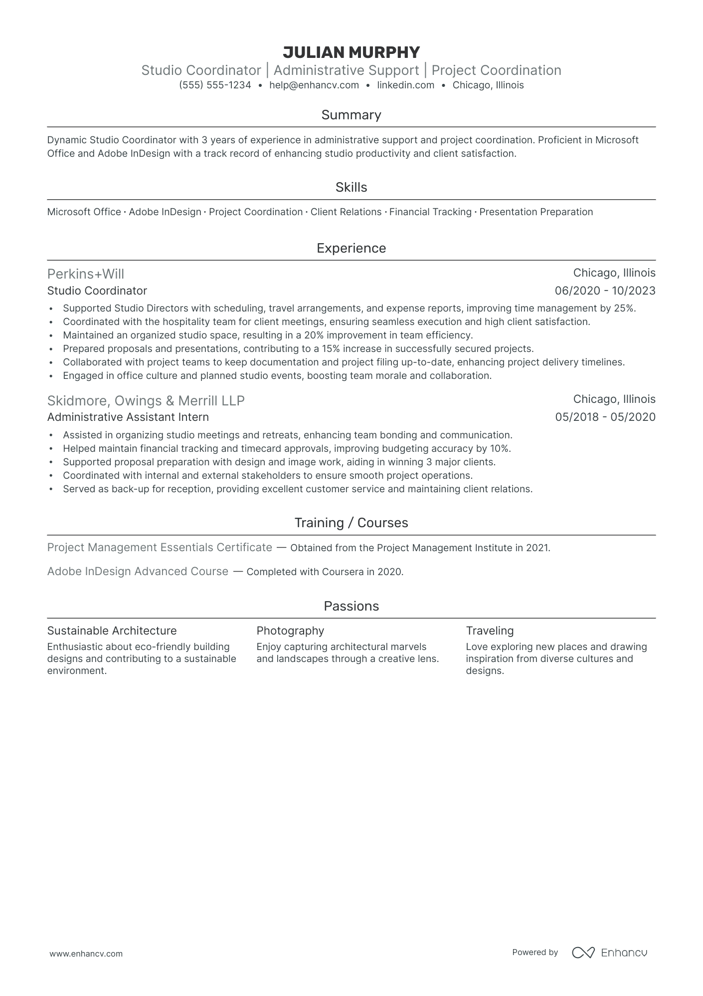 Employee Benefits Coordinator resume example