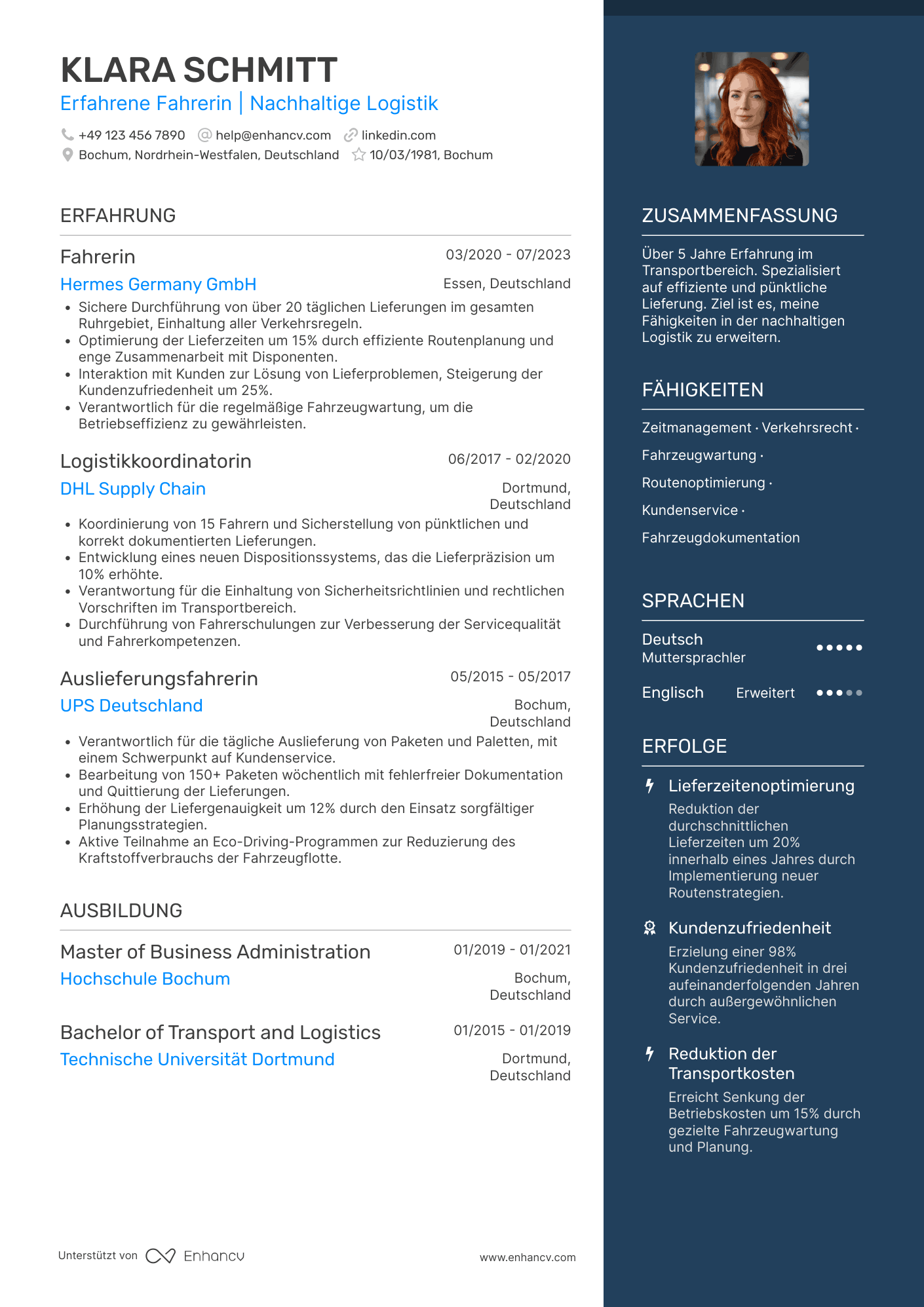 Fahrer CV