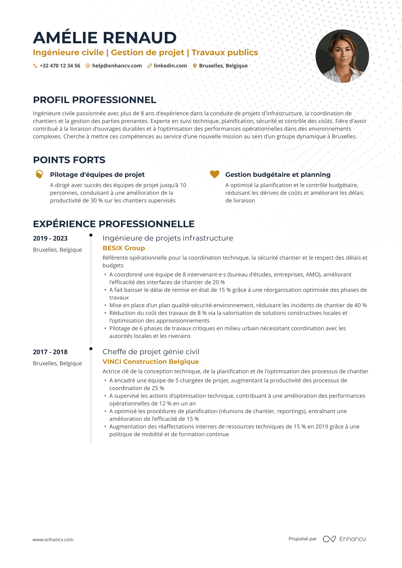 Chronologique — Modèles de CV gratuits