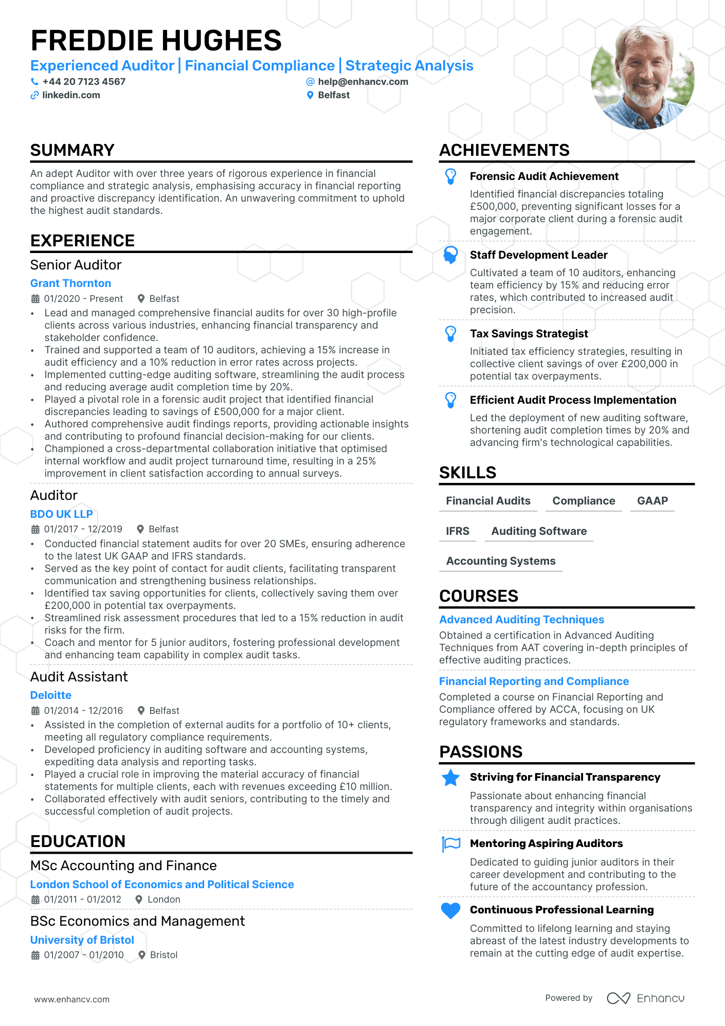 Auditor CV Examples Guide For 2024