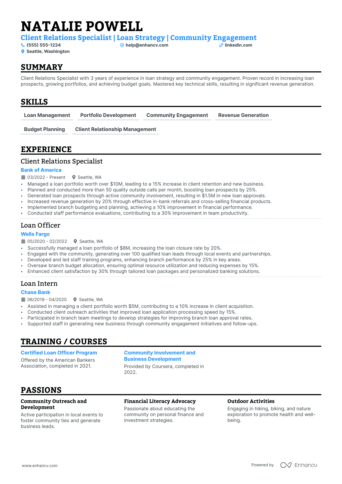 Regional Bank Manager Resume Example Resume Example