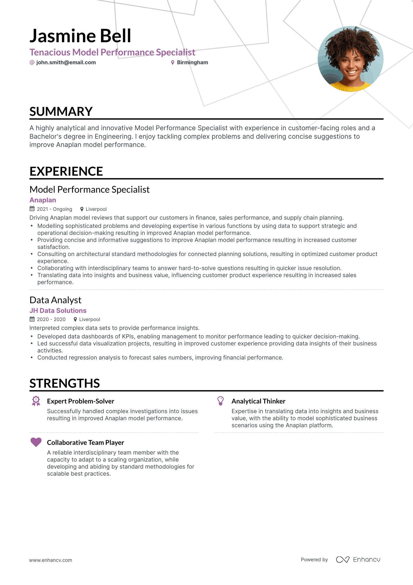 3 Model CV Examples for 2023 - Image 