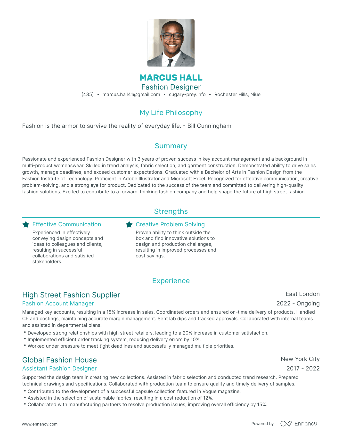 3 Fashion Designer Resume Examples & How-To Guide for 2023