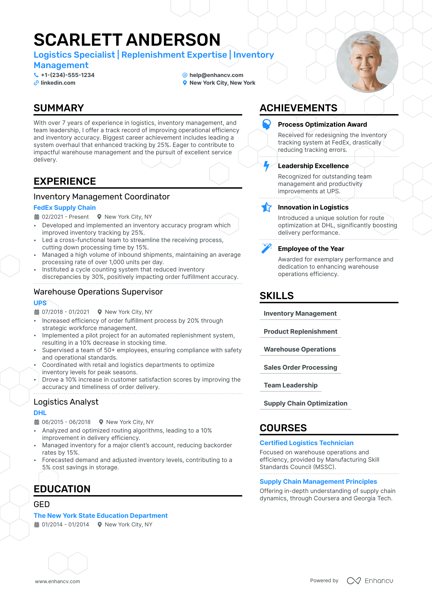 Warehouse Worker resume example
