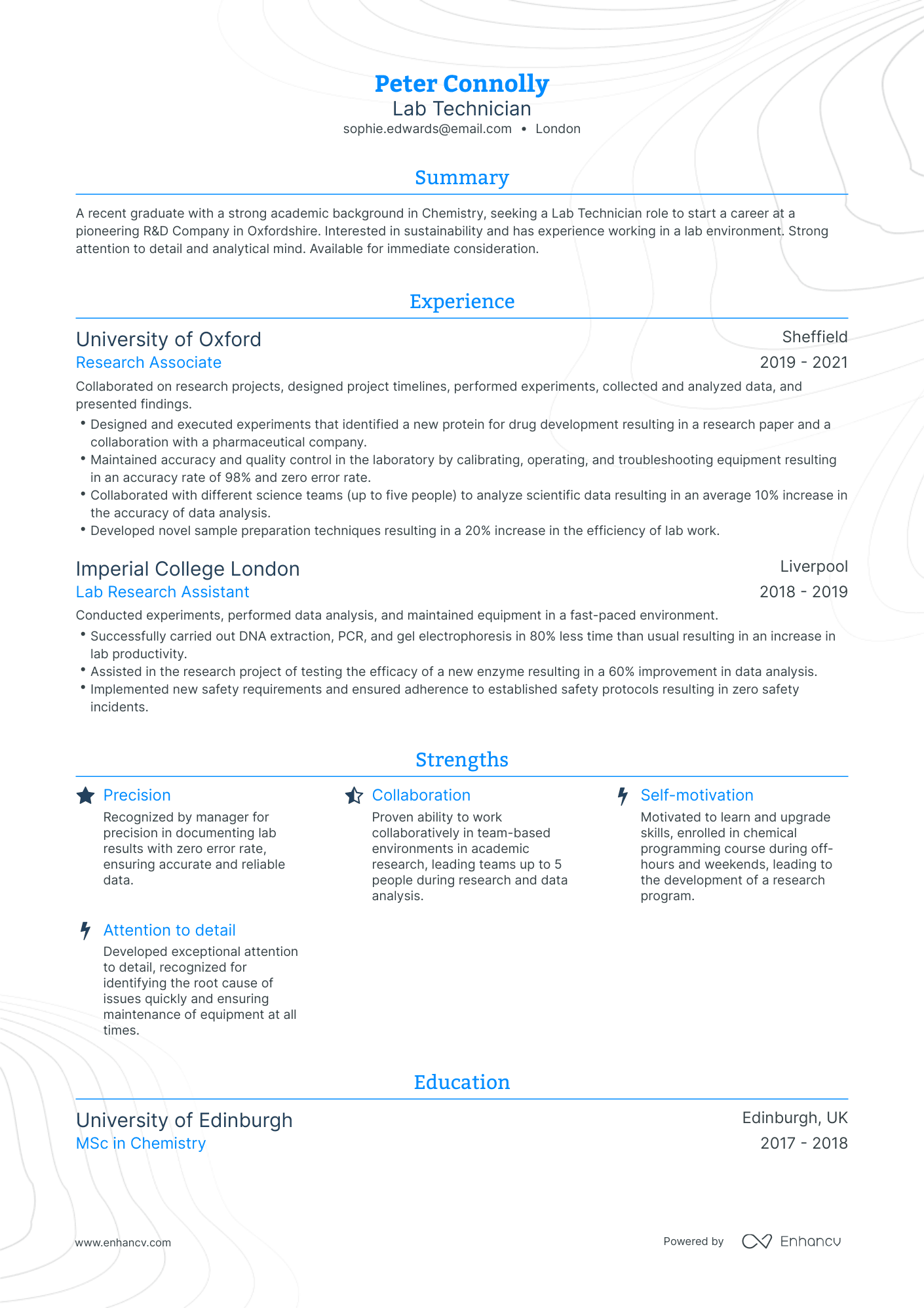 3 Lab Technician CV Examples for 2023