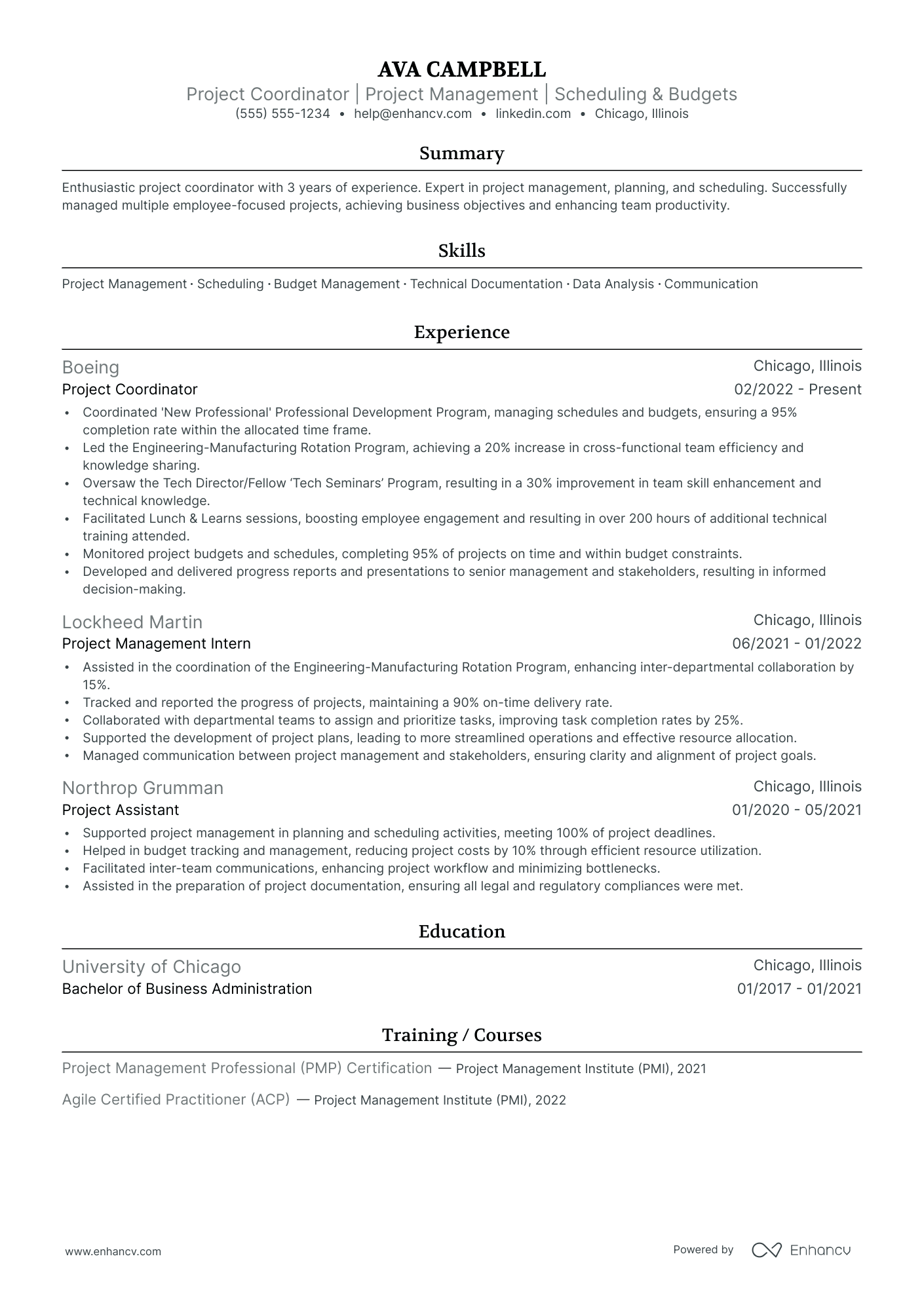 Aeronautical Systems Engineer resume example