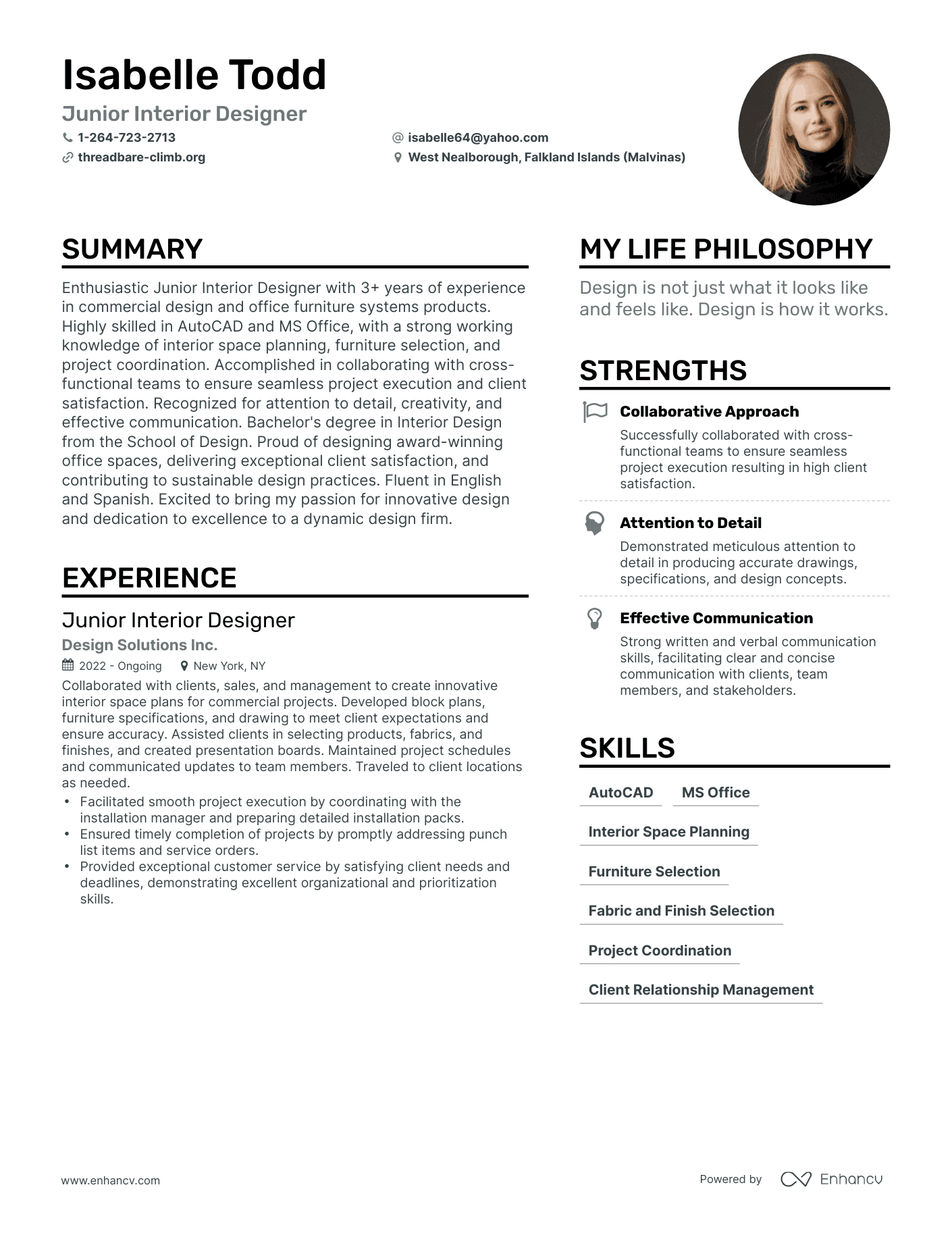 Junior Interior Designer Job Description Cv