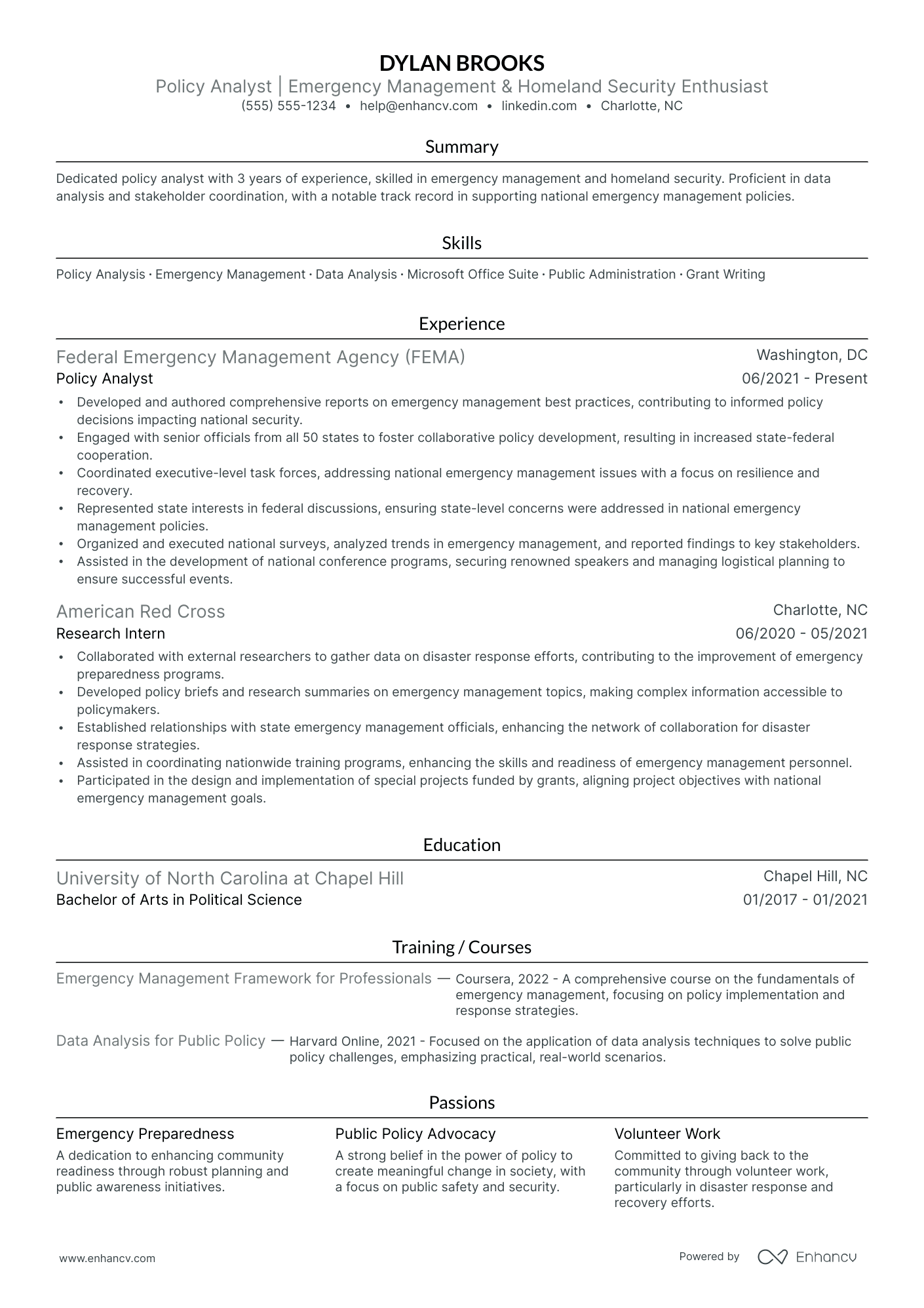 Senior Policy Analyst Resume Example Resume Example