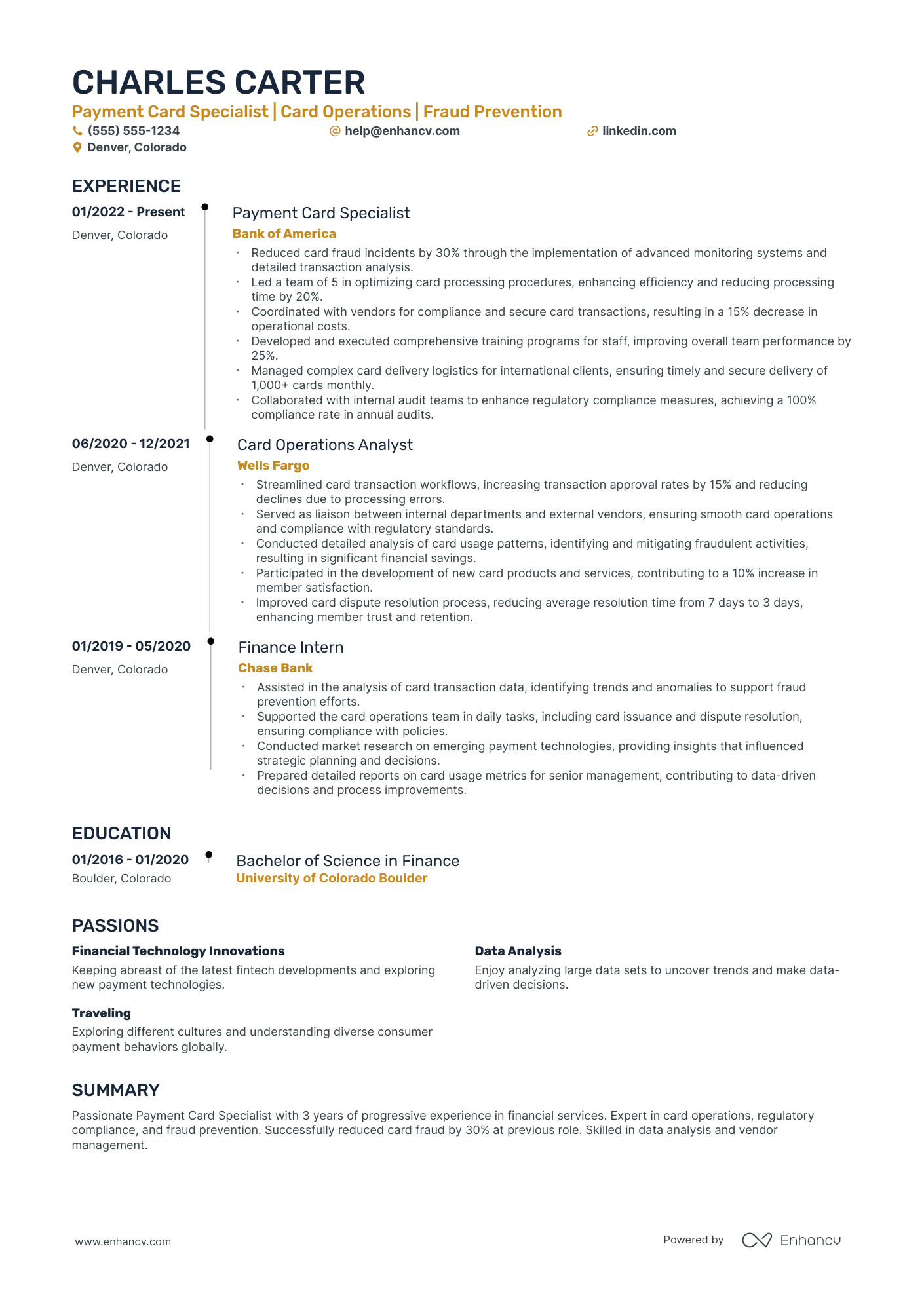 Global Operations Director resume example