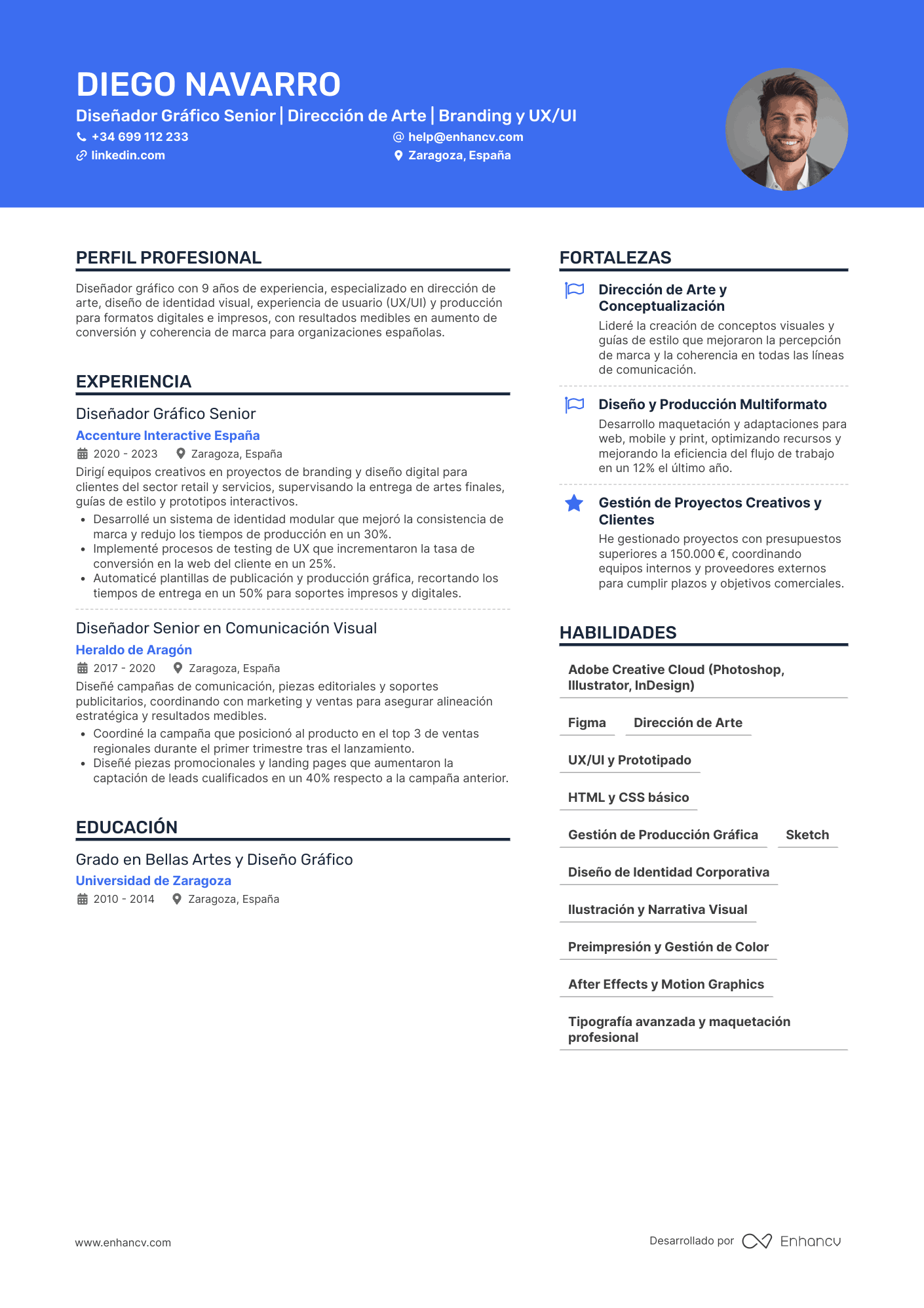 Creativo — Plantillas de CV