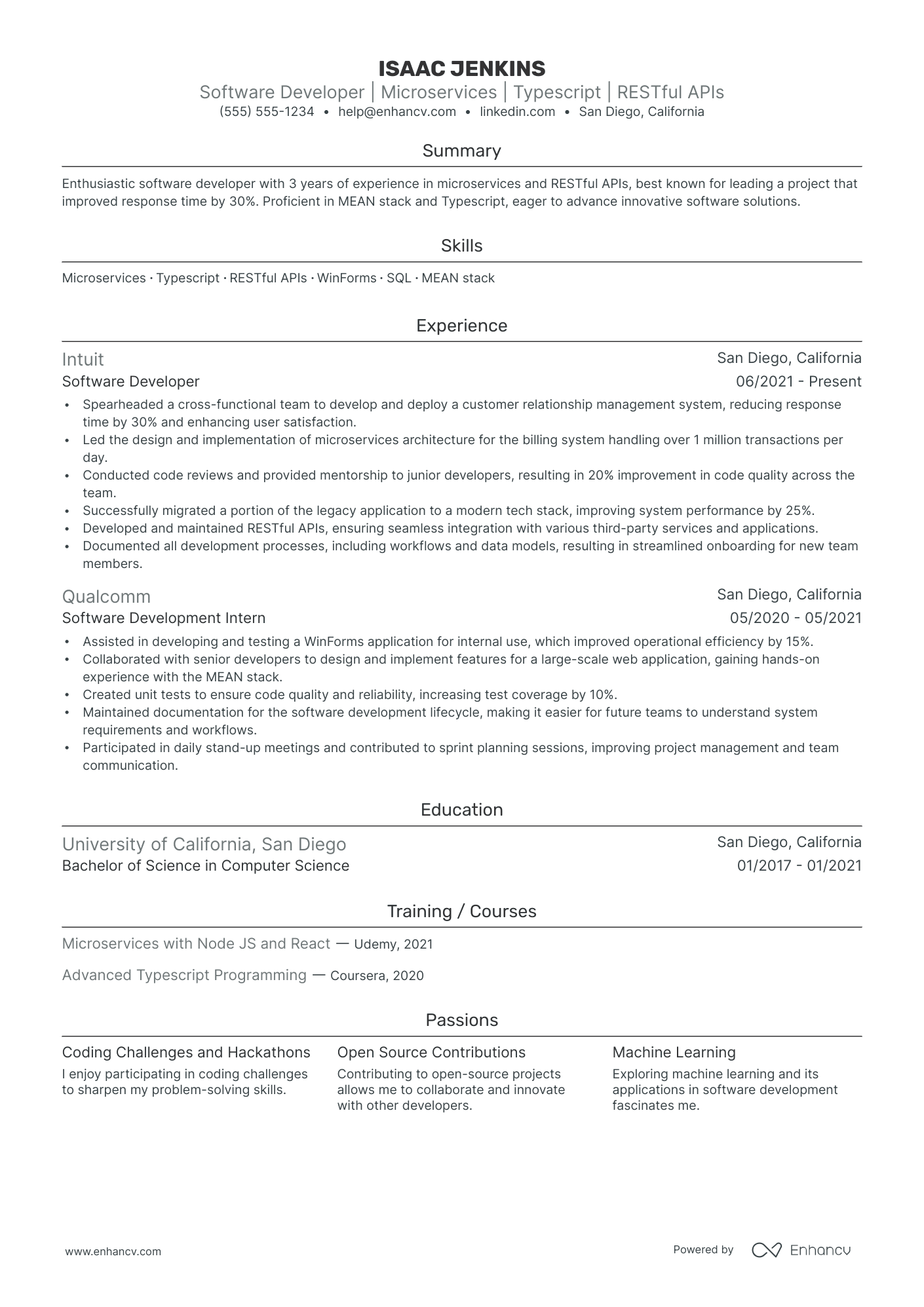 Full Stack Systems Developer Resume Example Resume Example