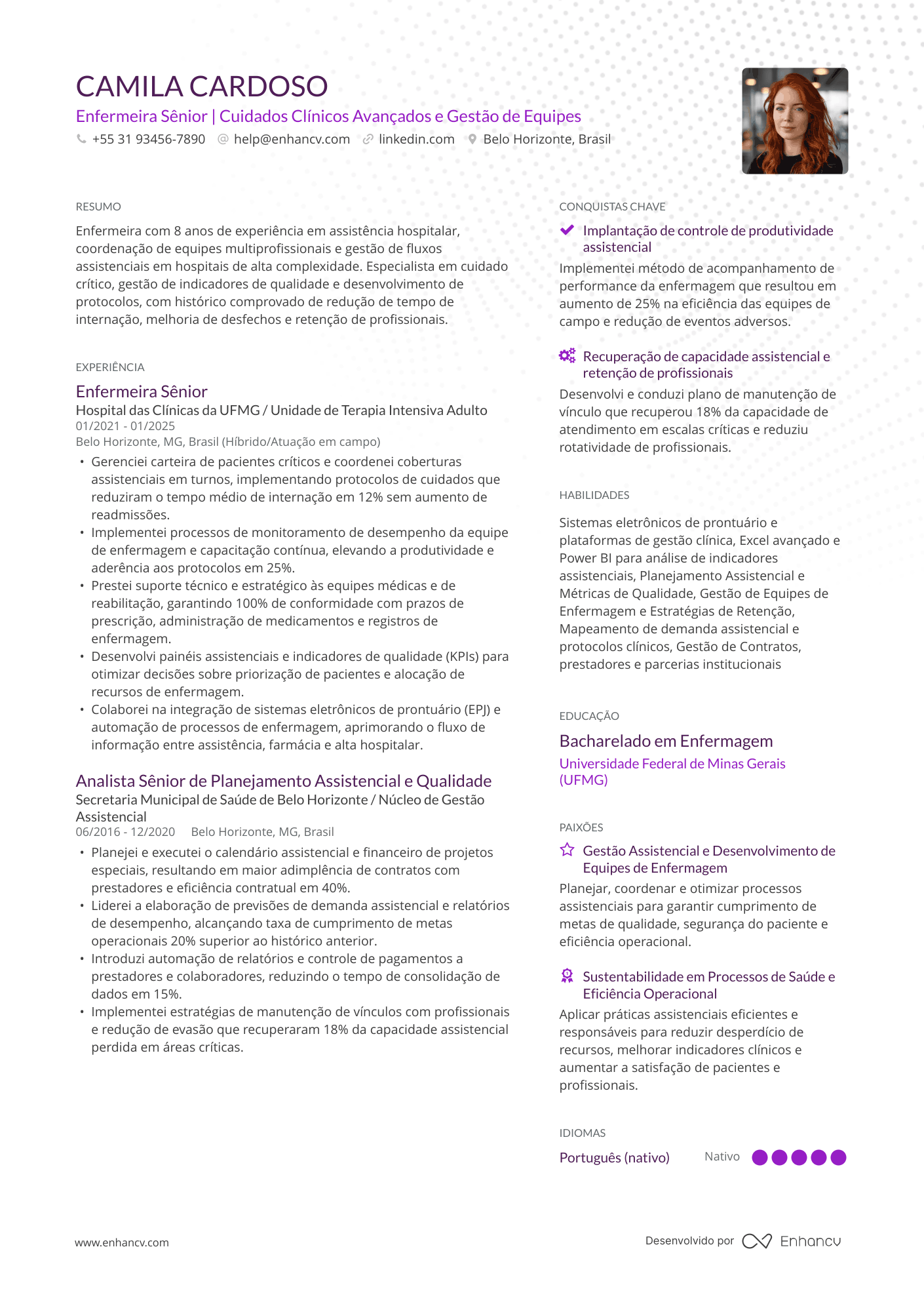 Compacto — Baixe modelos de currículo profissionais grátis