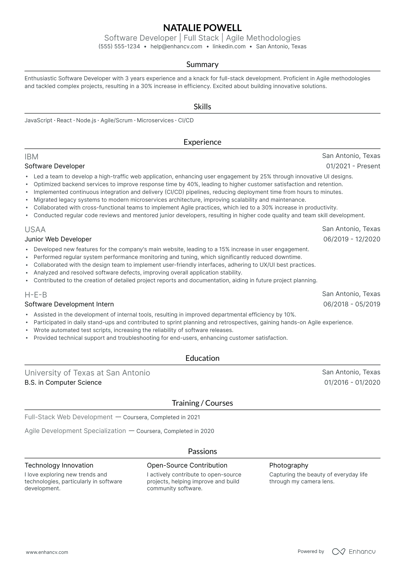 Freelance Business Owner resume example