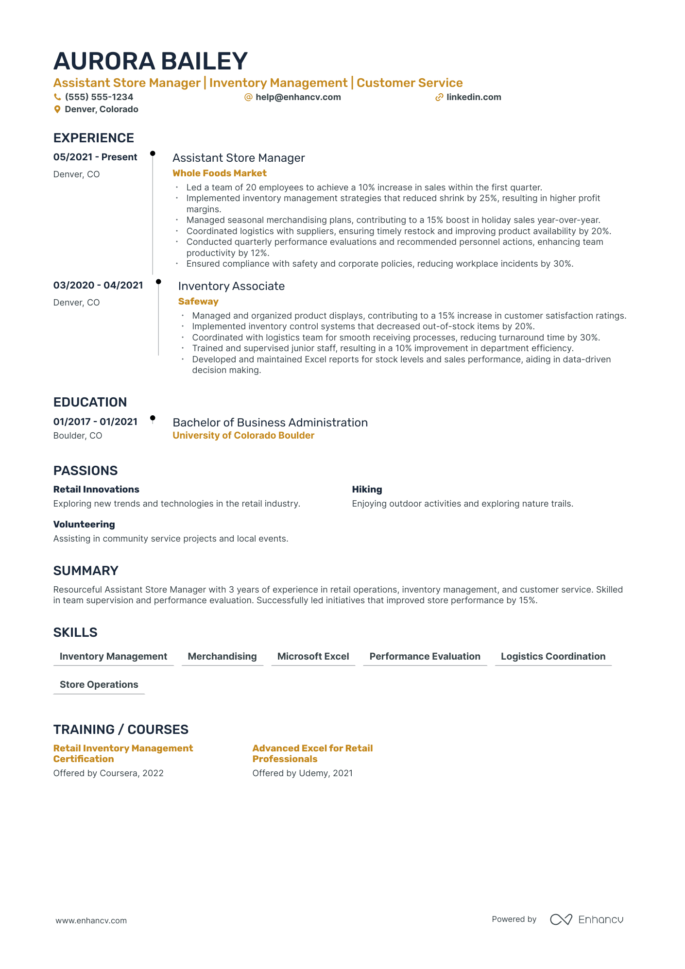 General Manager - Operations Resume Example Resume Example