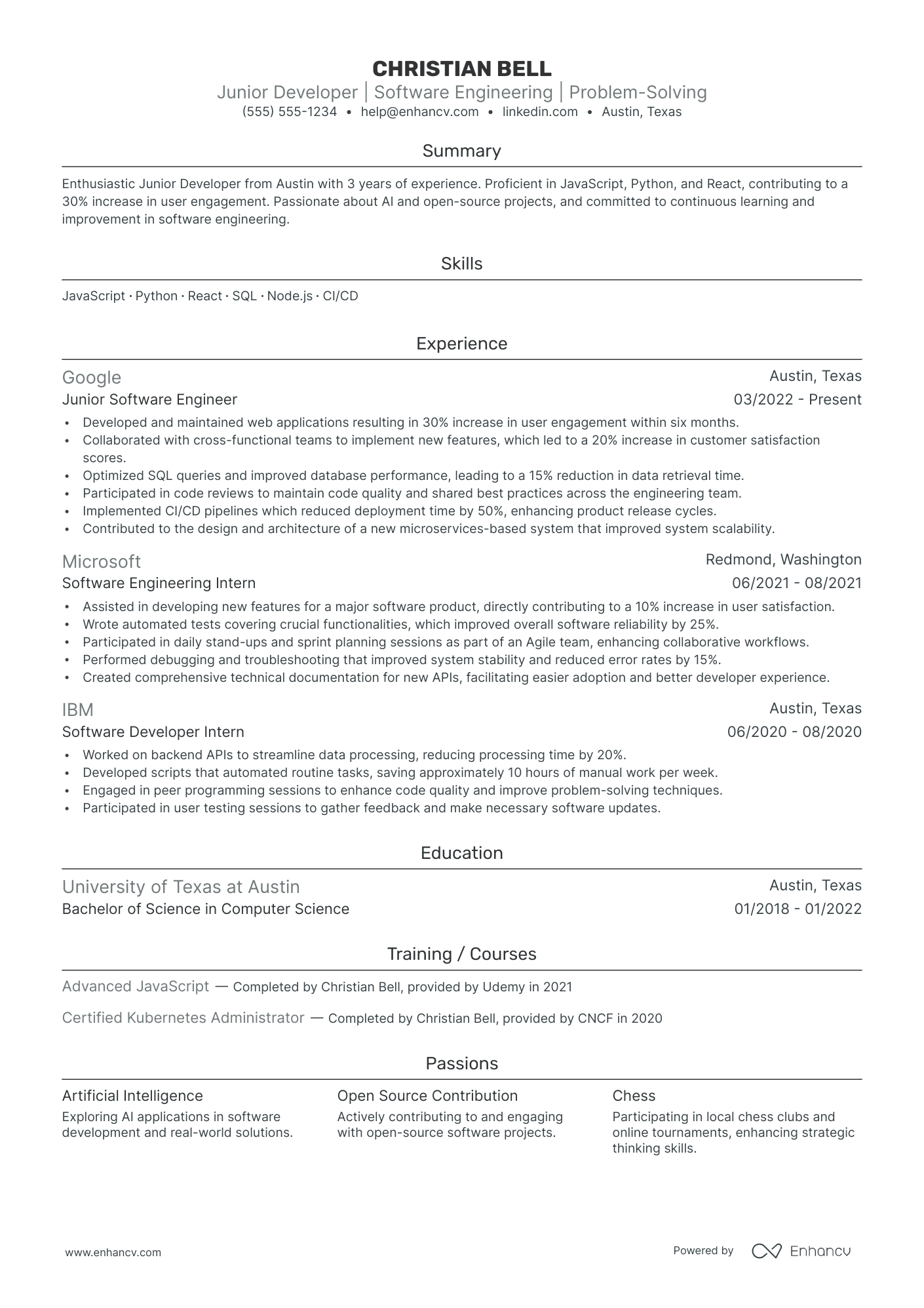 Elementary Special Education Teacher resume example