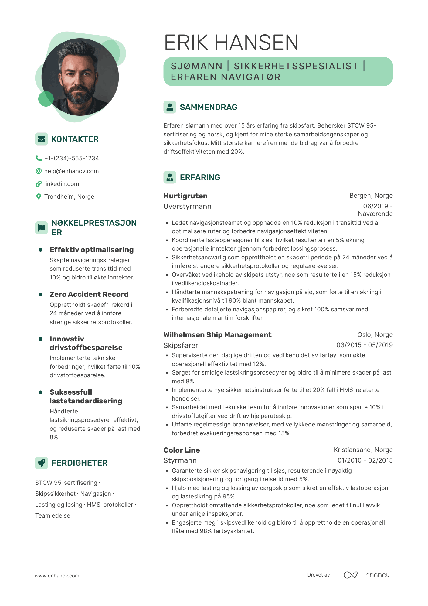 Sjømann CV
